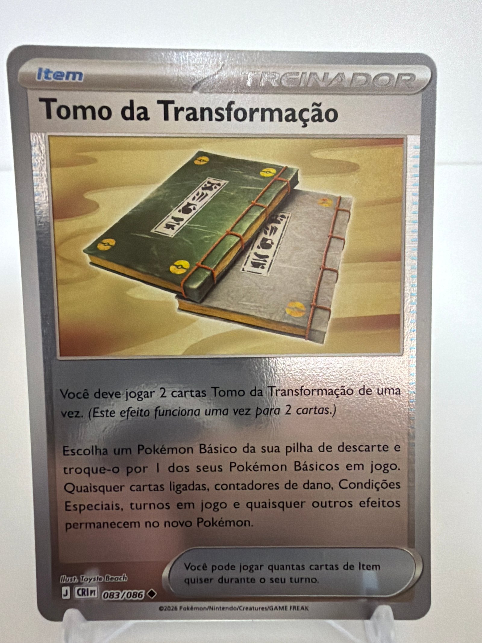 Tomo da transformação 083/86 reverse foil