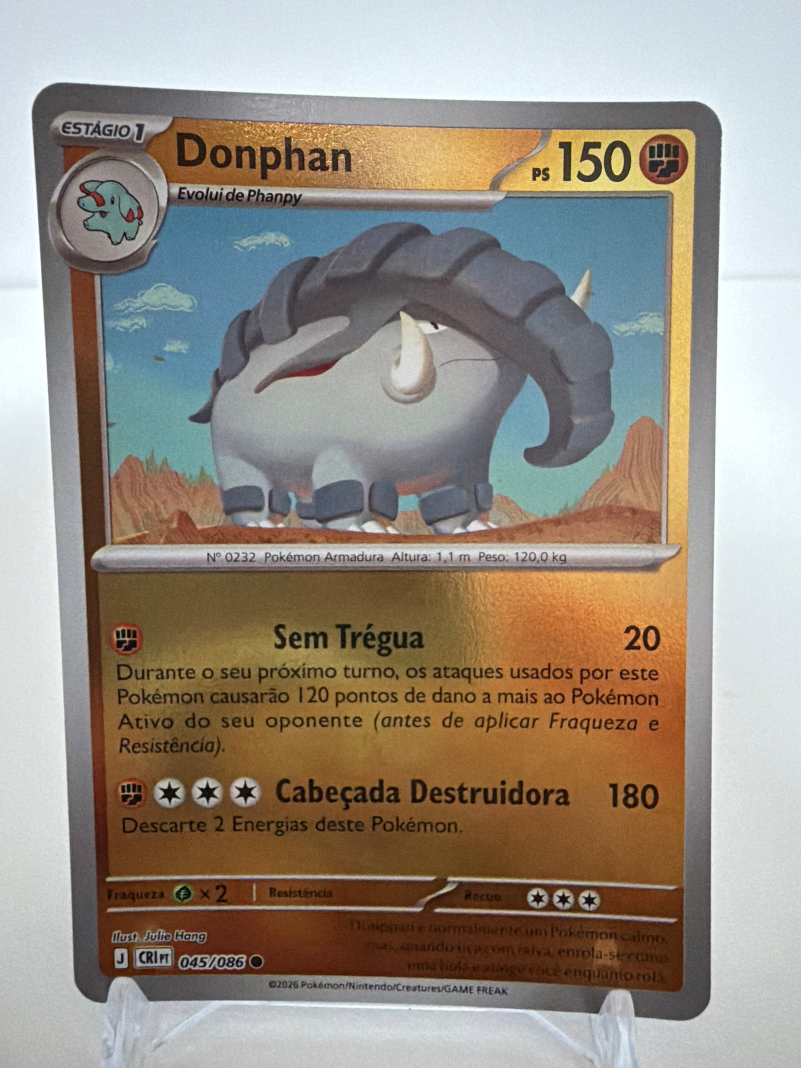 Donphan 045/86 reverse foil