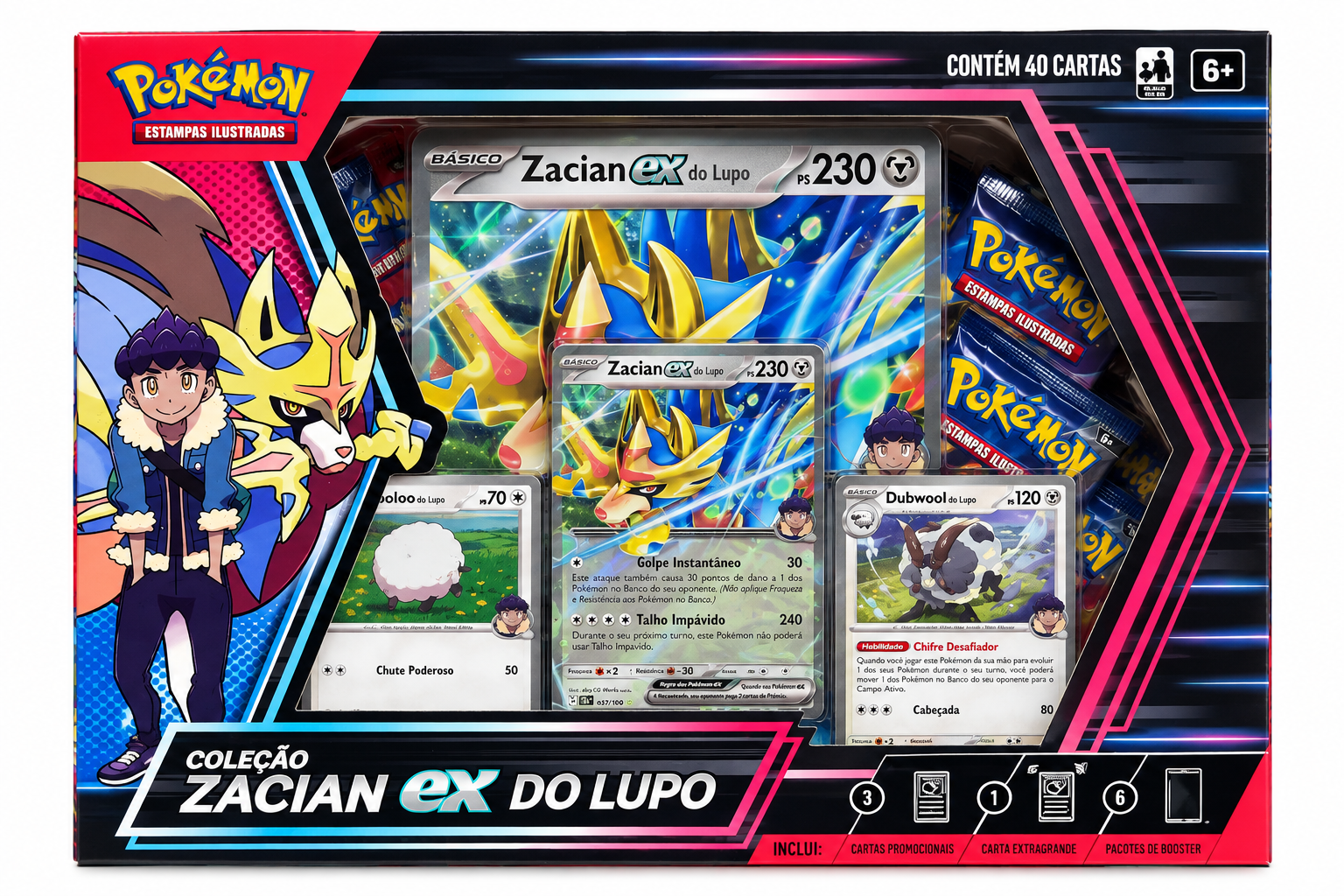 Coleção Zacian Ex Do Lupo