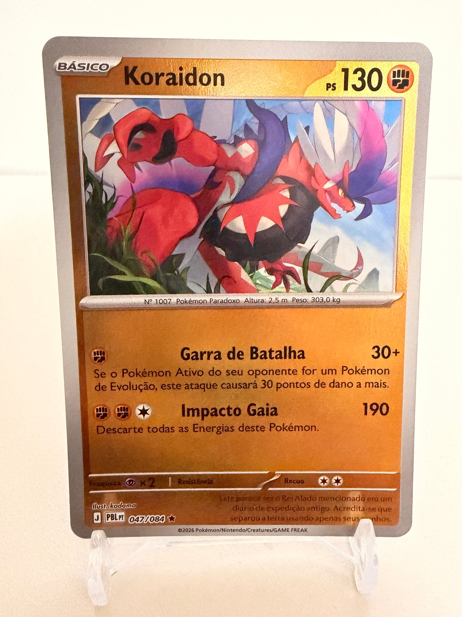 Koraidon 047/84 reverse foil