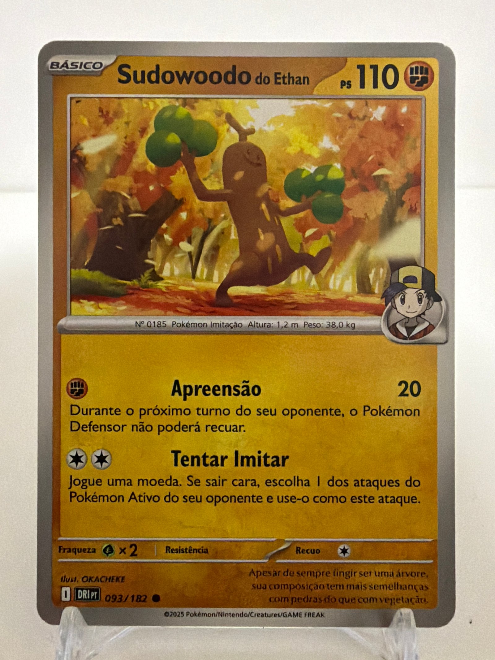 Sudowoodo do Ethan 093/182 comum
