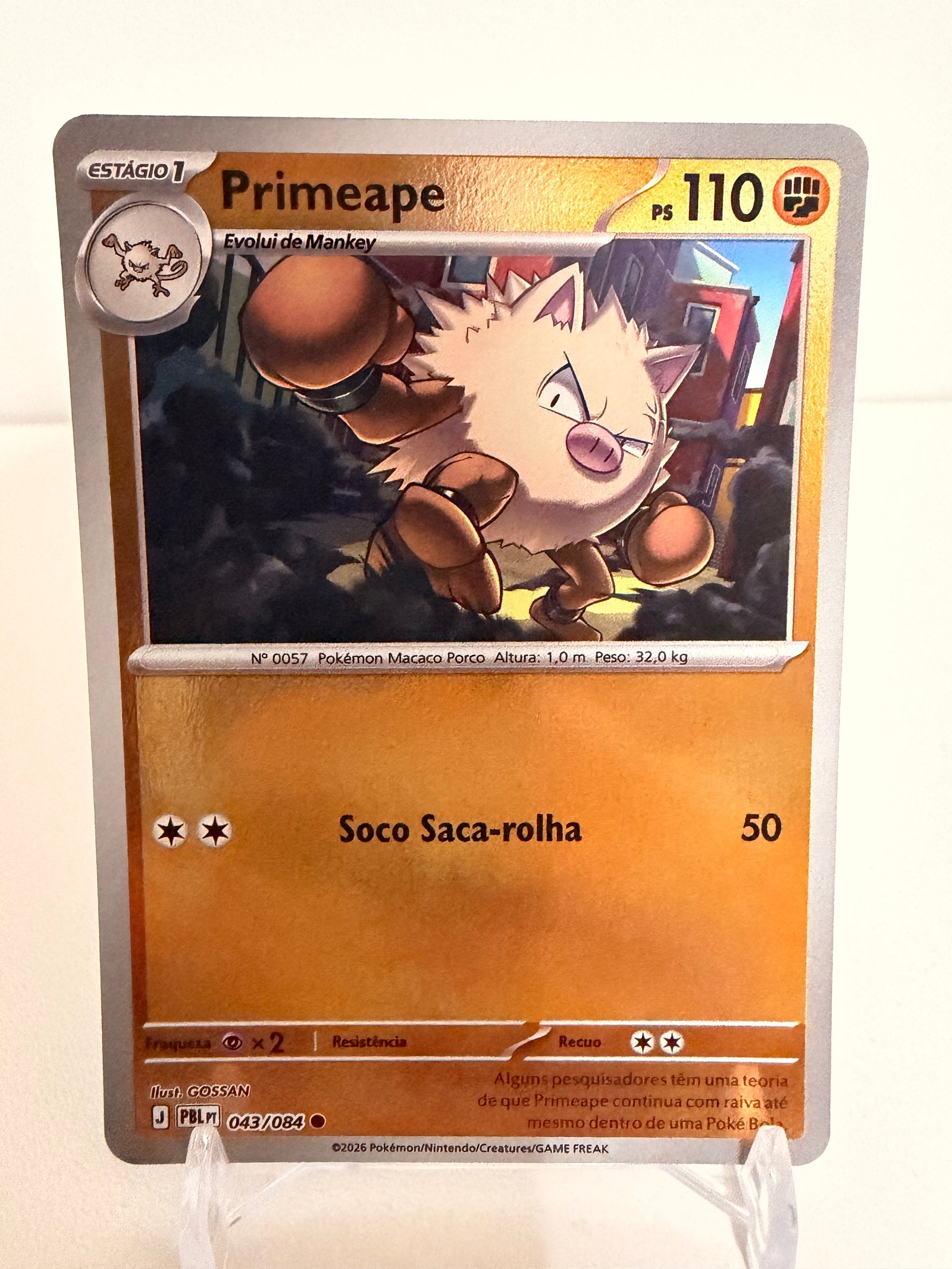 Primeape 043/84 reverse foil