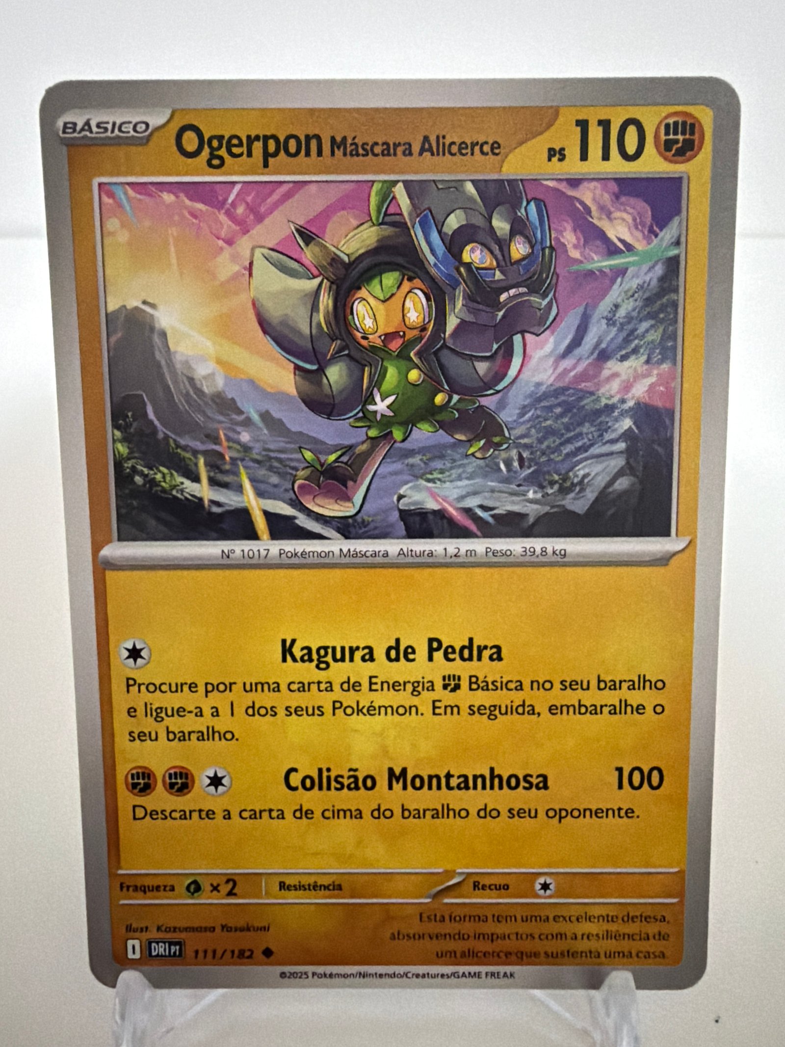 Ogerpon máscara alicerce 111/182 comum
