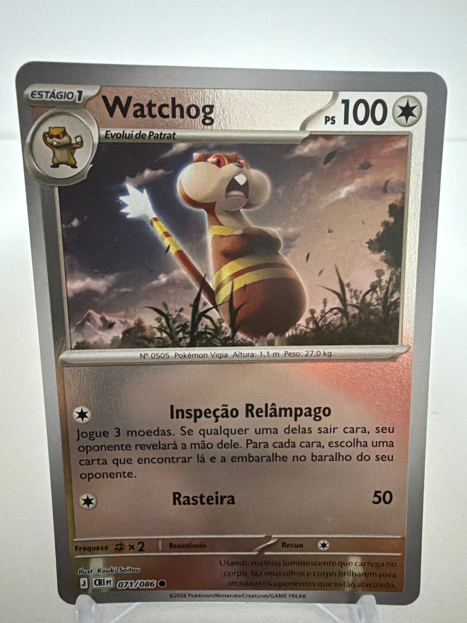 Watchog 071/86 reverse foil