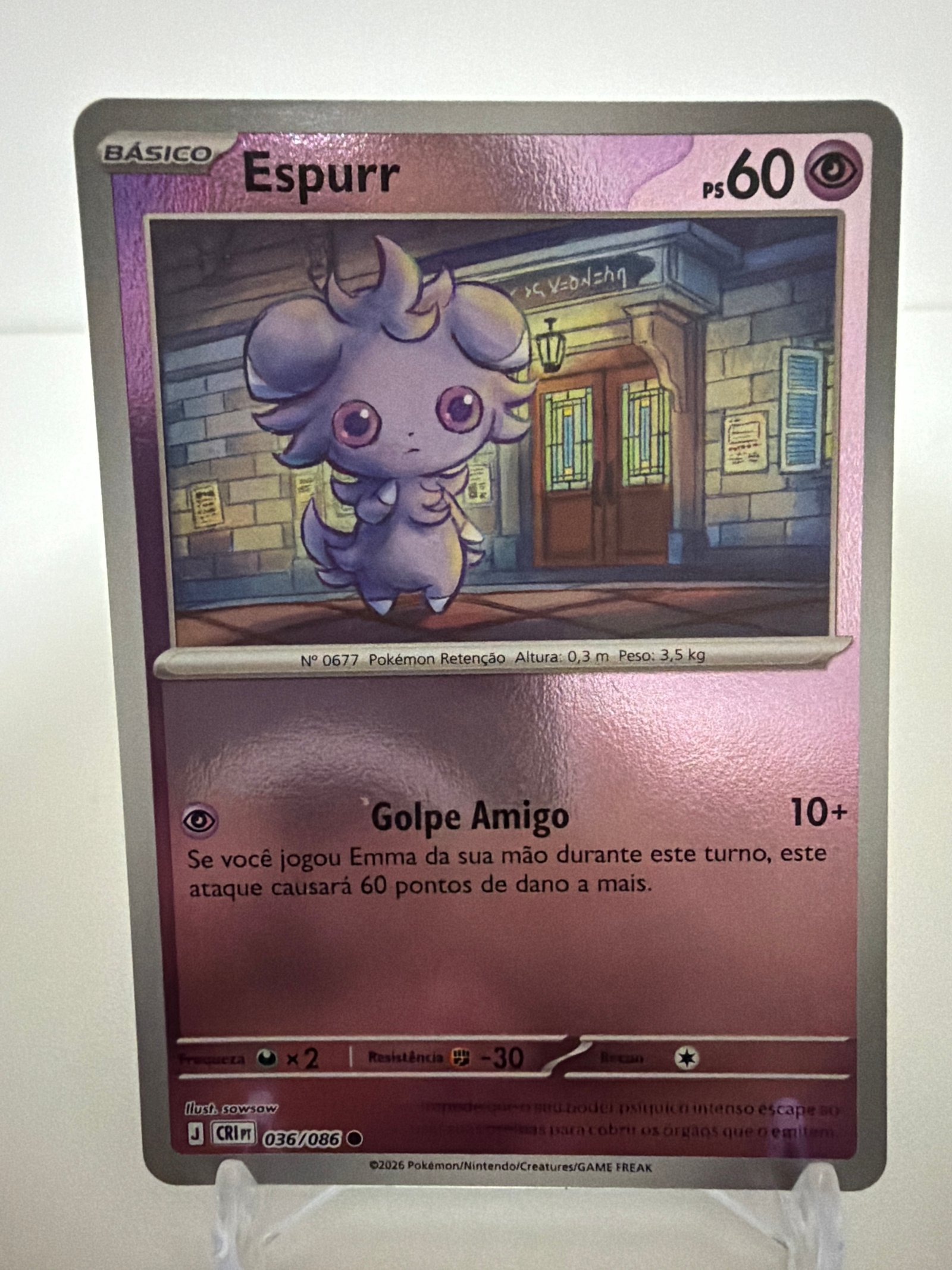 Espurr 036/86 reverse foil