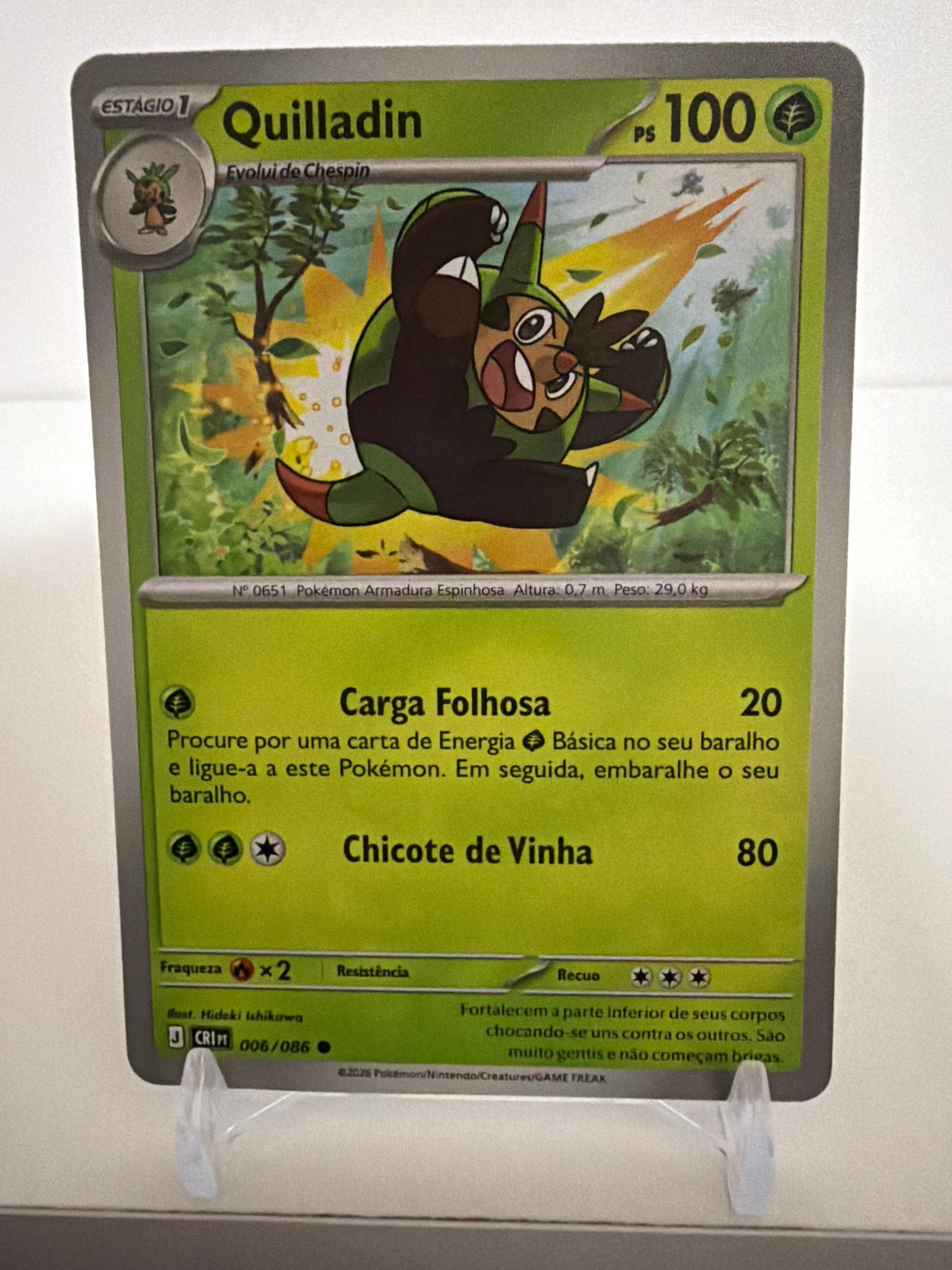 Quilladin 006/86 comum