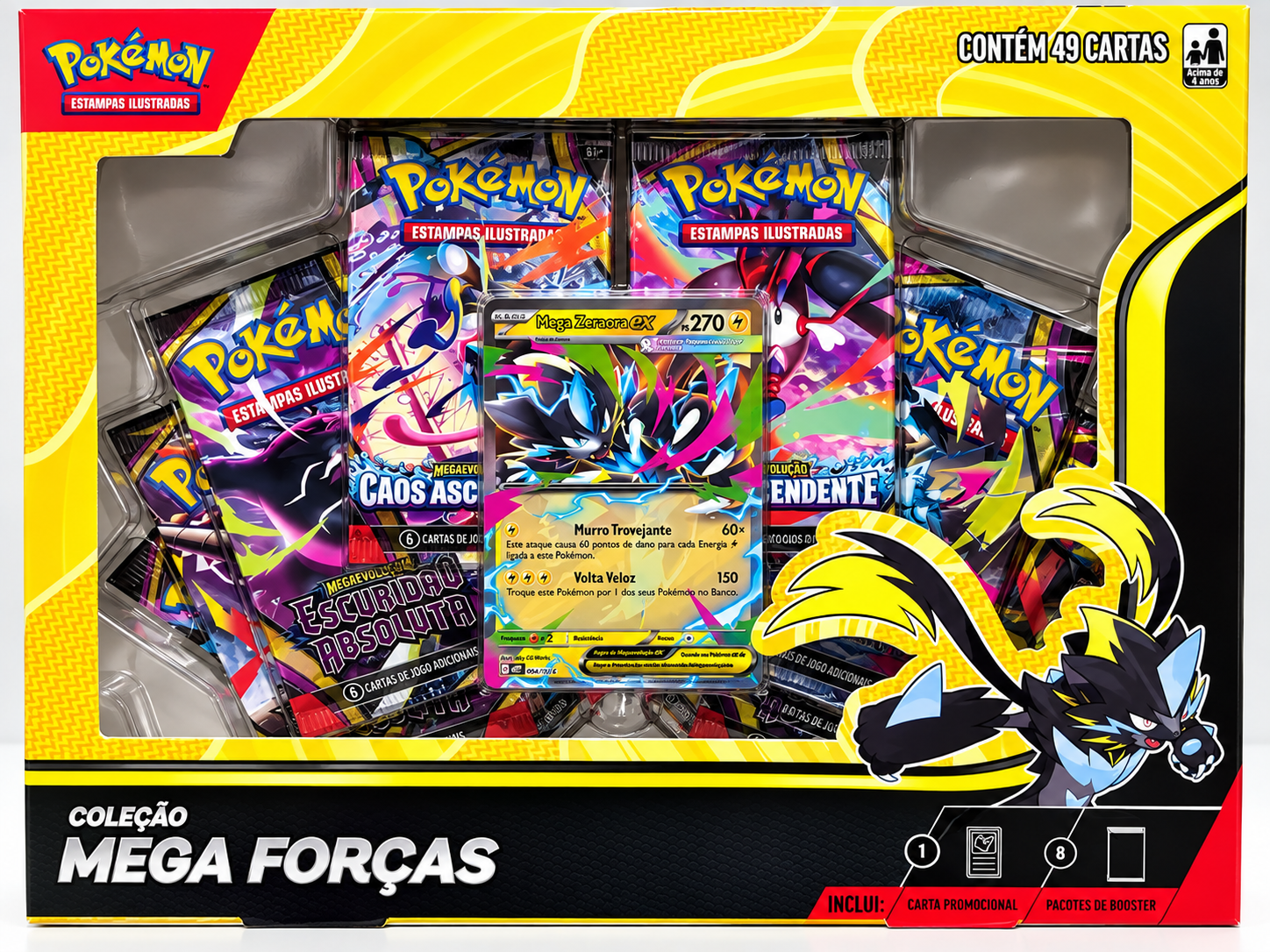 Coleção Mega Forças Mega Zeraora Ex