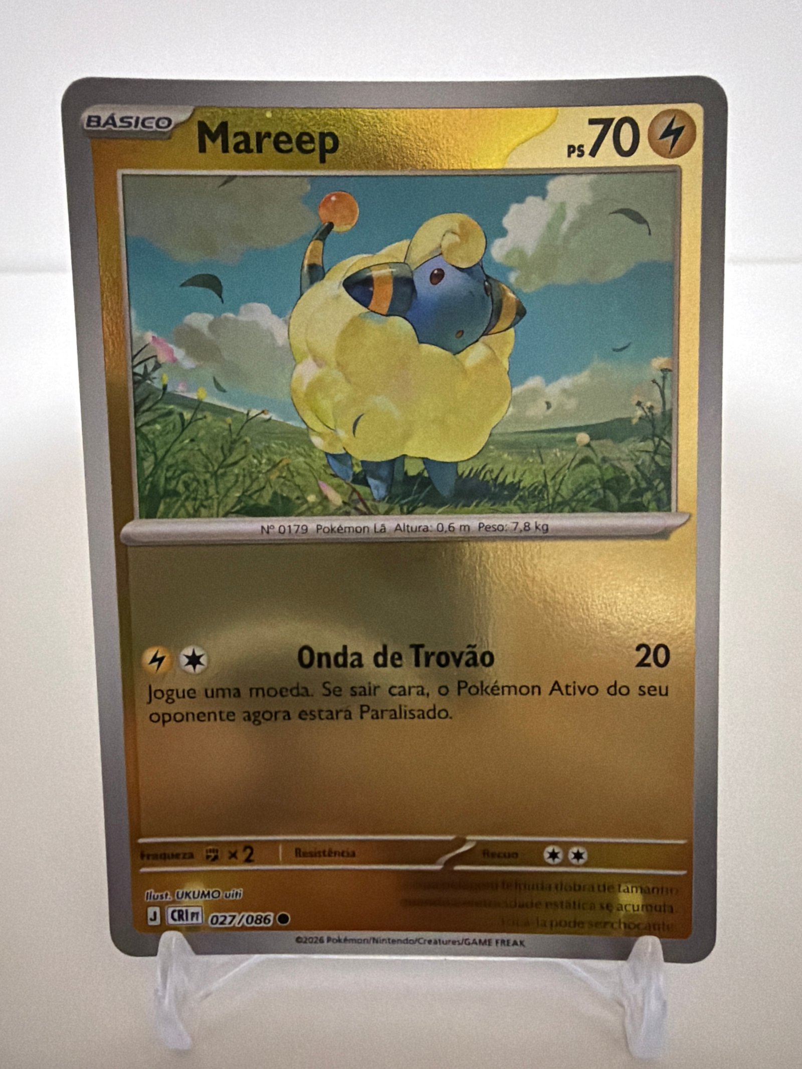 Mareep 027/86 reverse foil