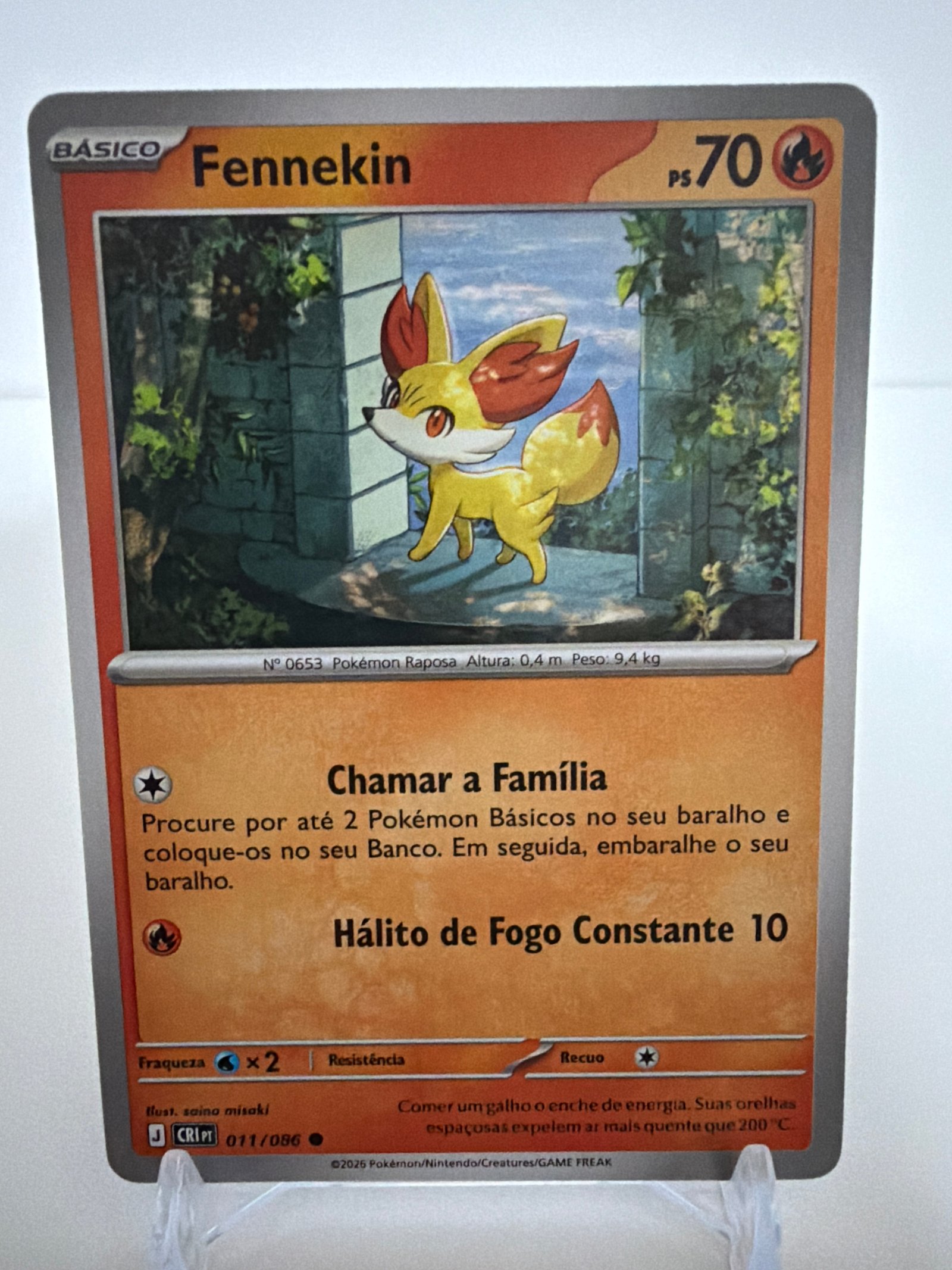 Fennekin 011/86 comum