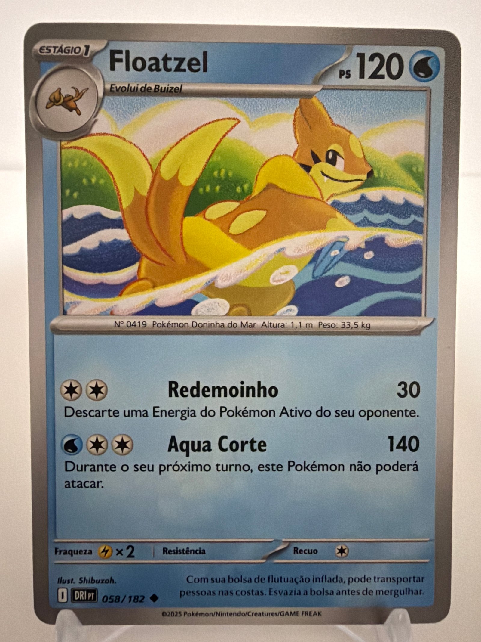 Floatzel 058/182 comum