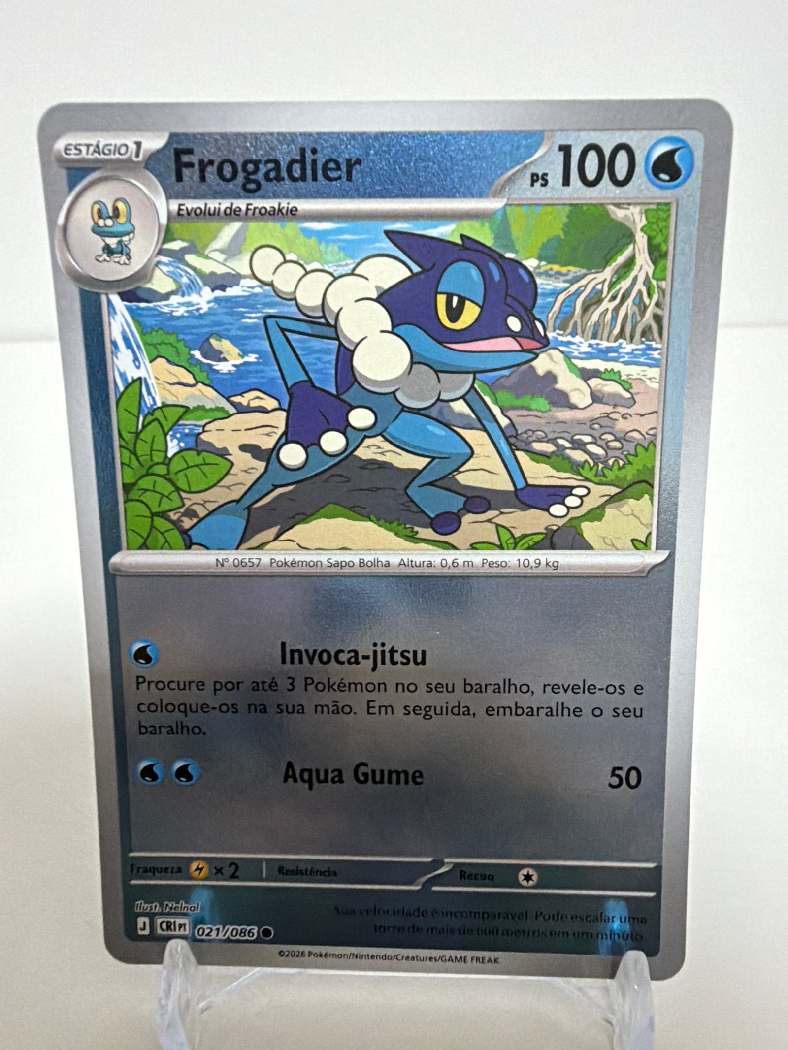 Frogadier 021/86 reverse foil