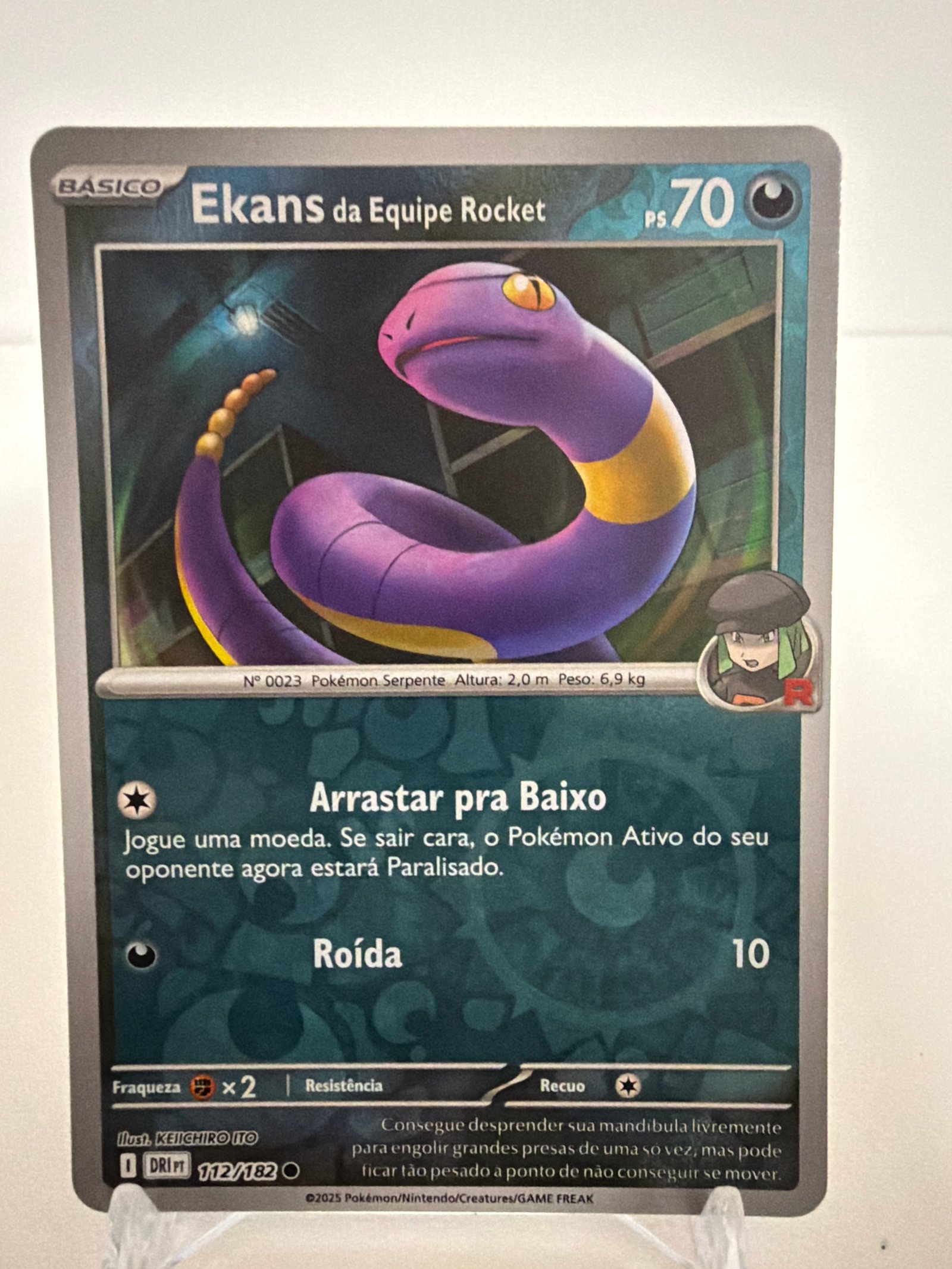 Ekans da equipe Rocket 112/182 reverse foil