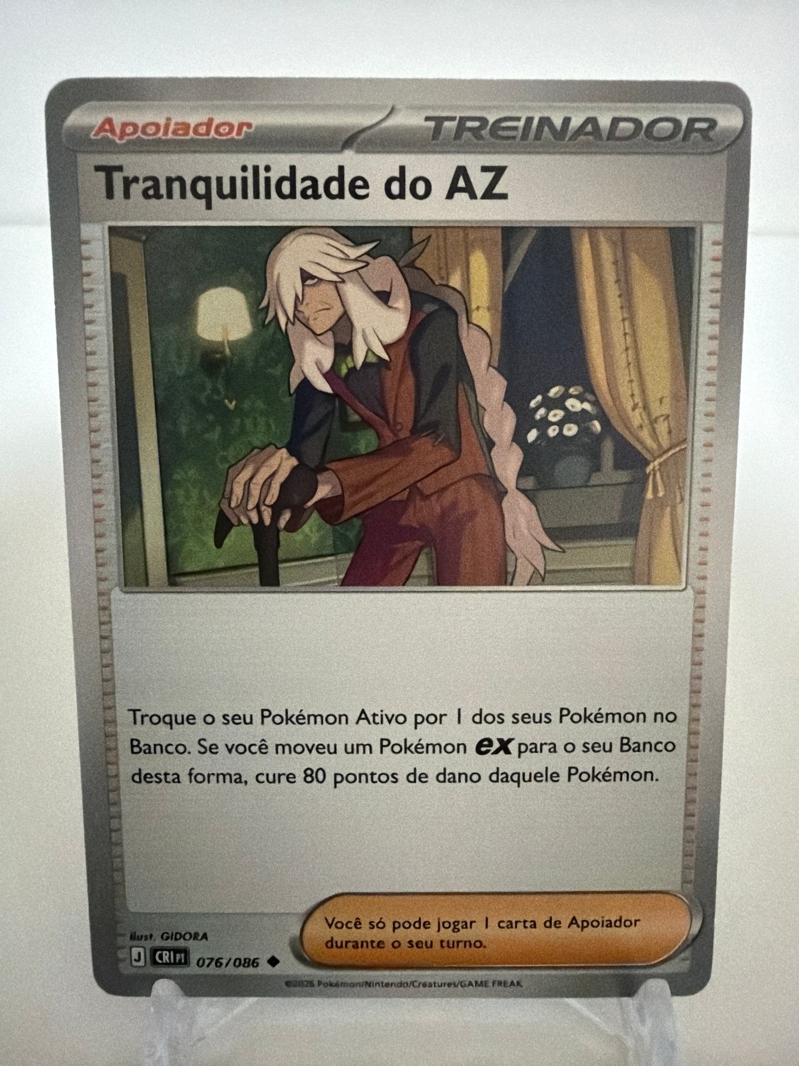 Tranquilidade do AZ 076/86 comum