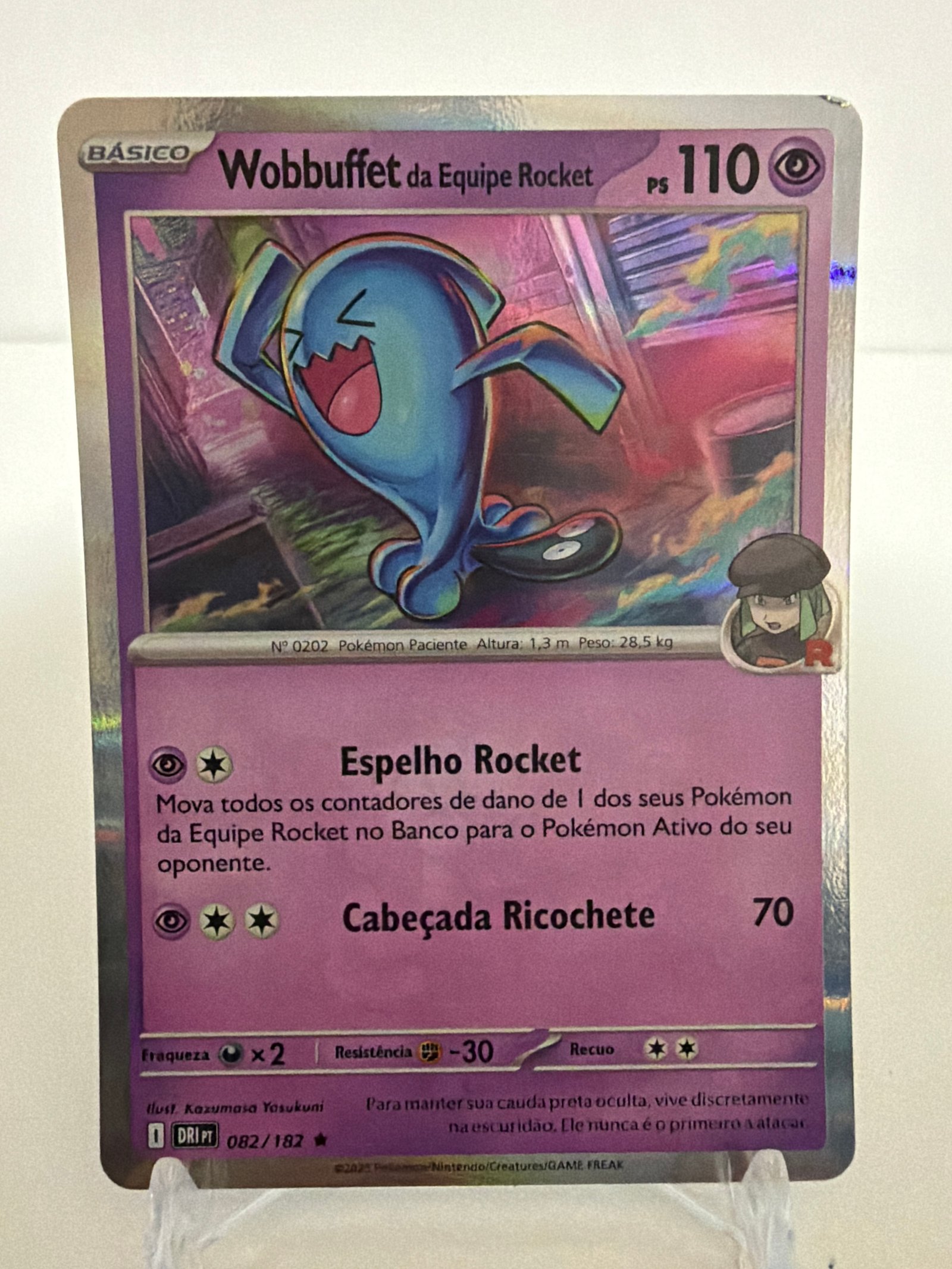 Wobbuffet da equipe Rocket 082/182 foil