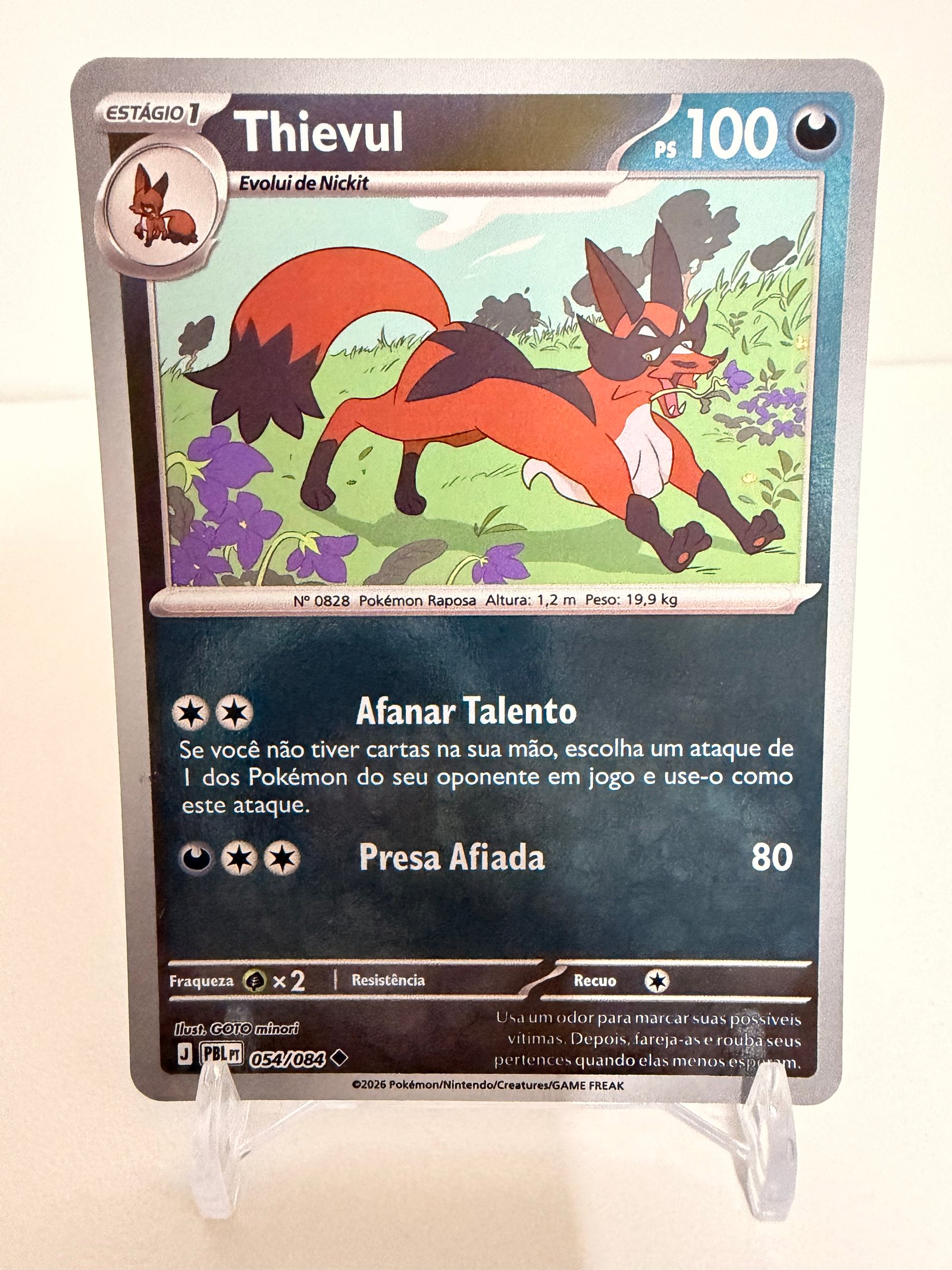 Thievel 054/84 reverse foil