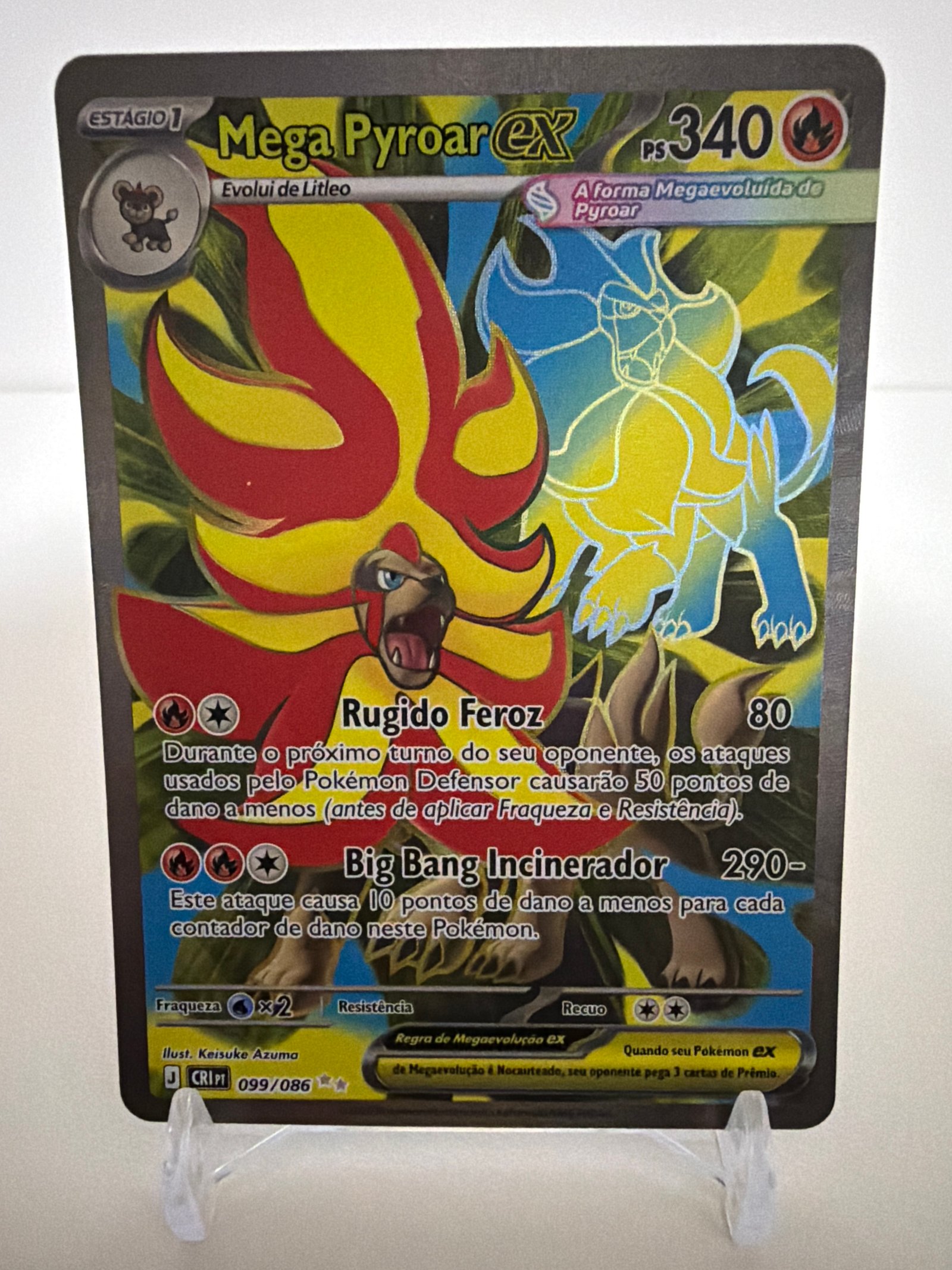 Mega pyroar EX 099/086