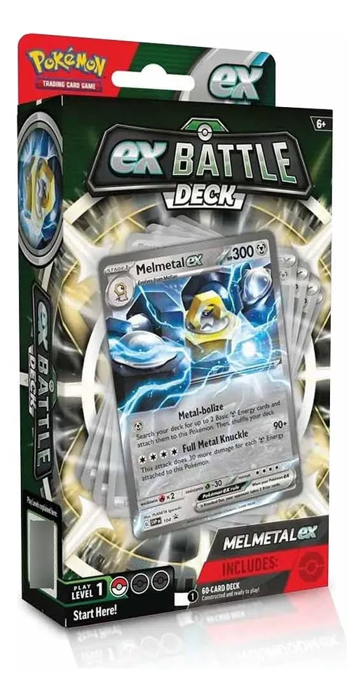 Baralho de Batalha ex Melmetal — 60 cartas Copag
