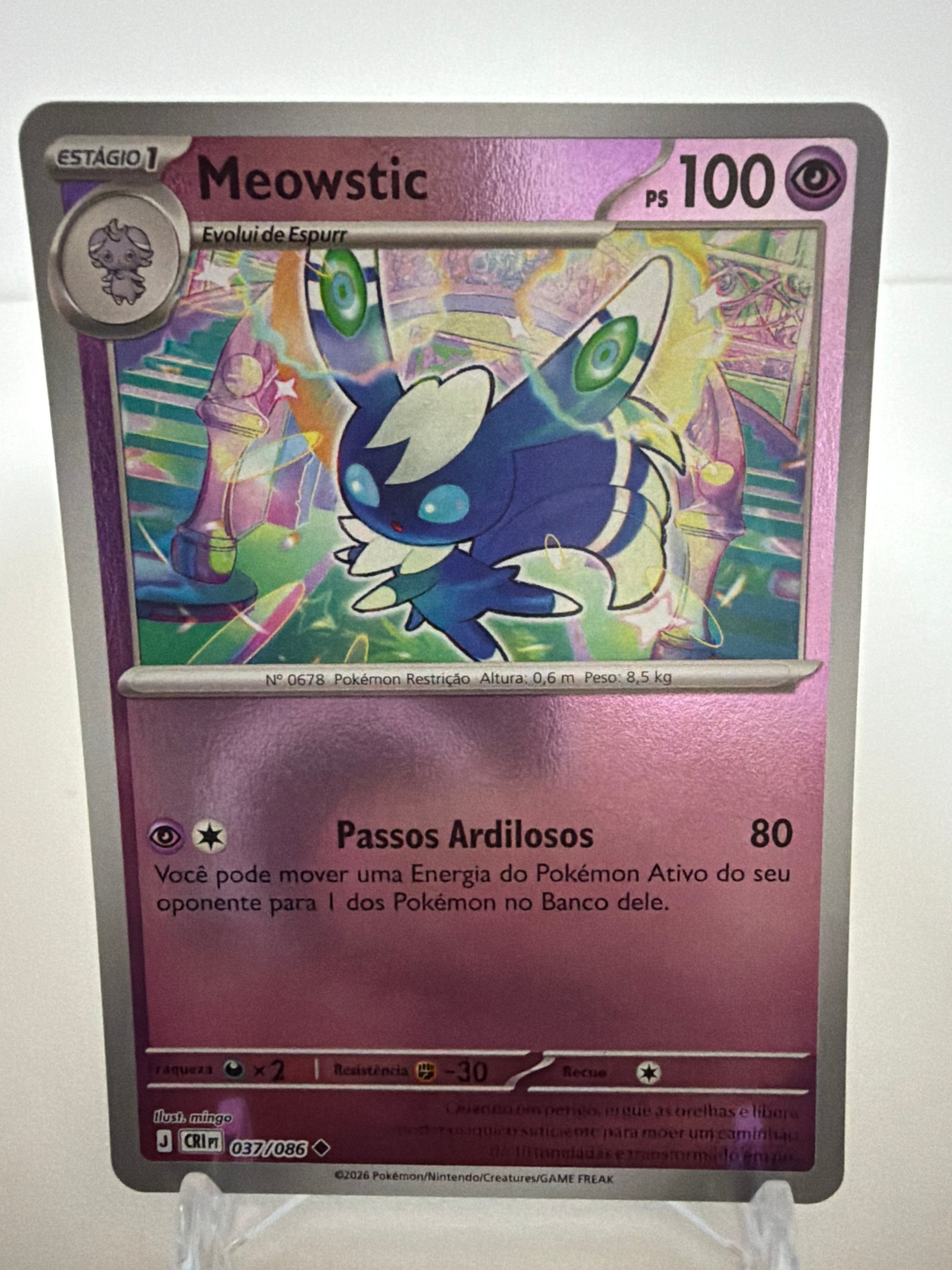 Meowstic 037/86 reverse foil
