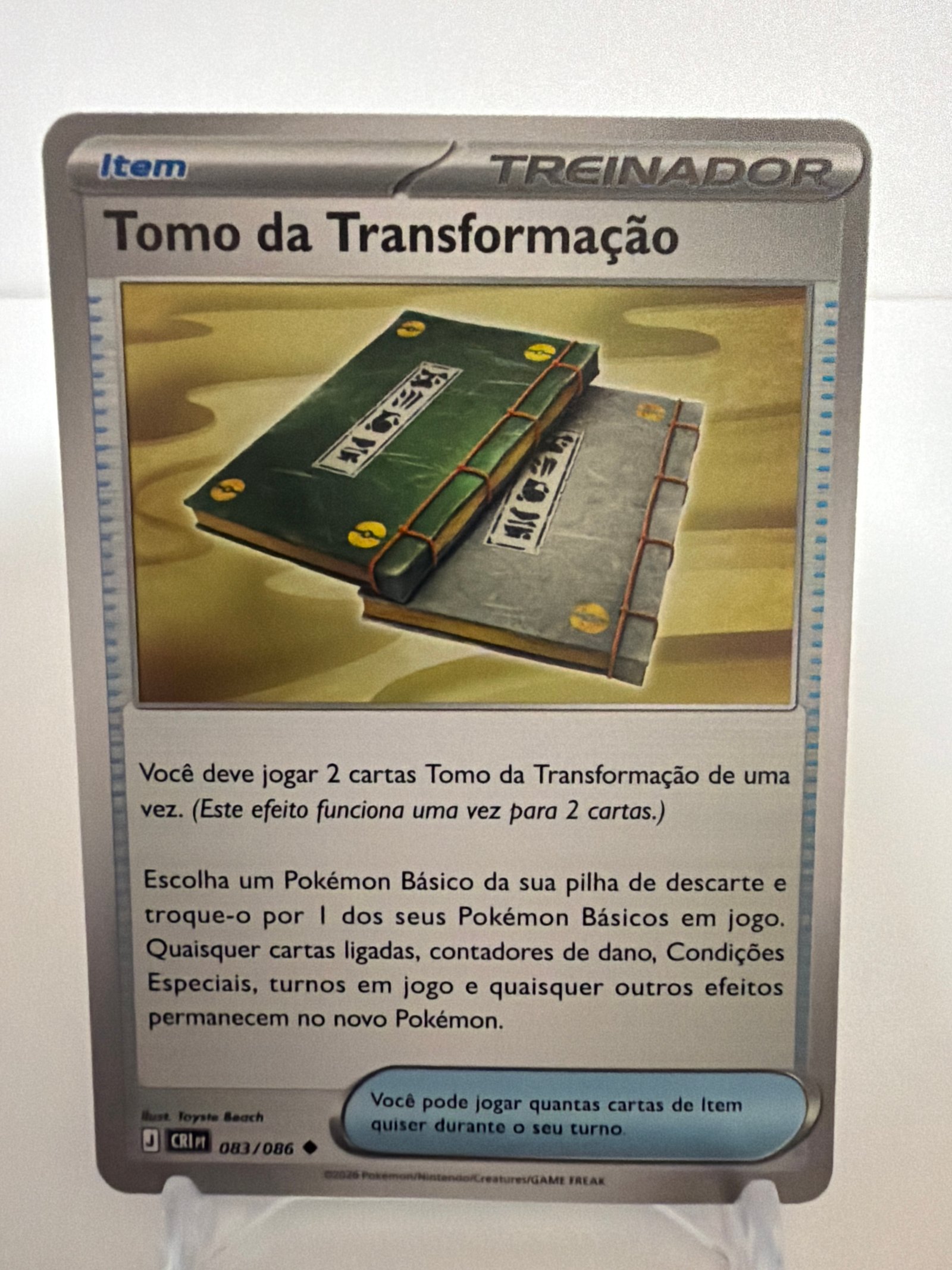 Tomo da transformação 083/86 comum