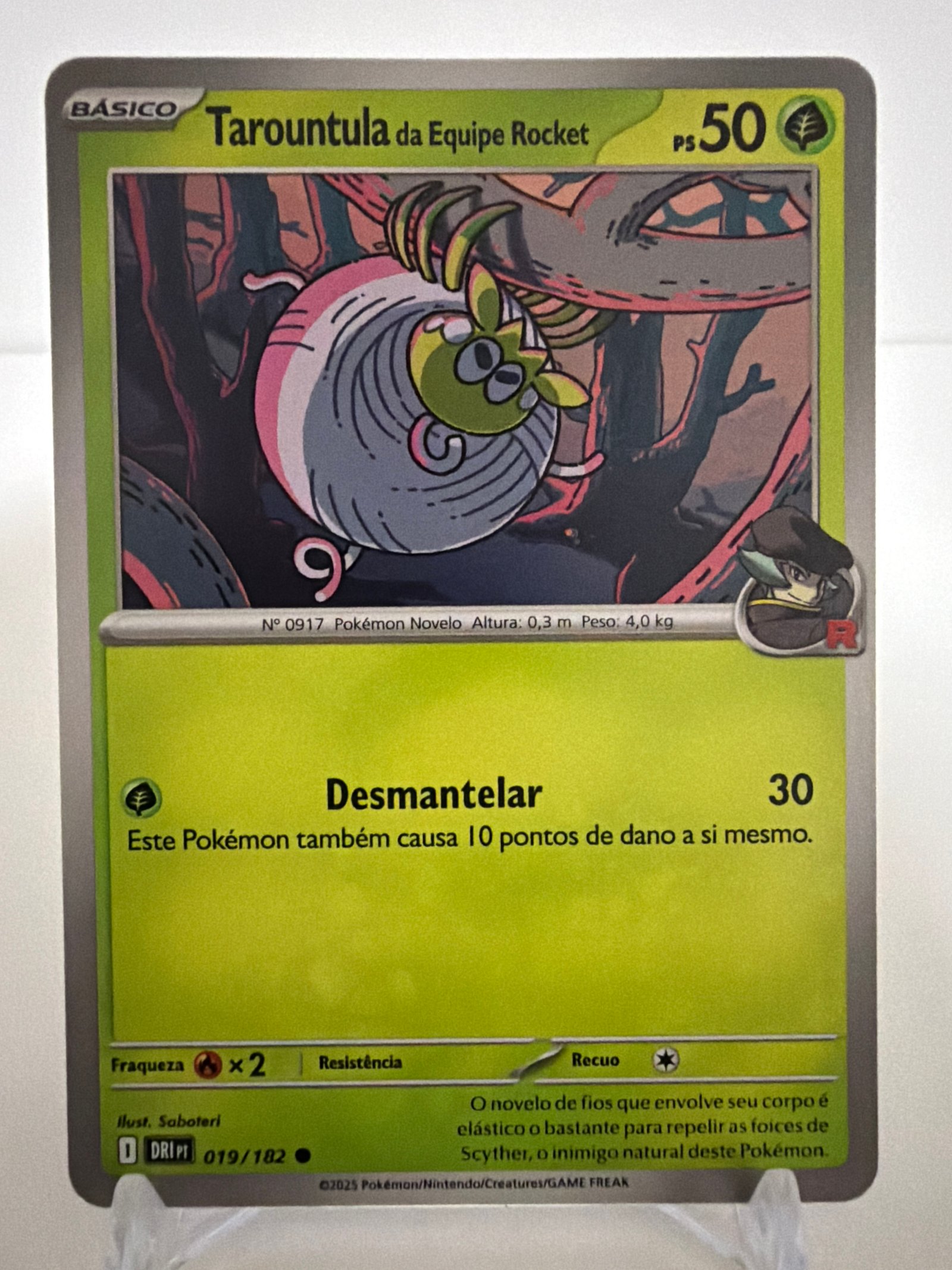 Tarountula da equipe Rocket 019/182 comum