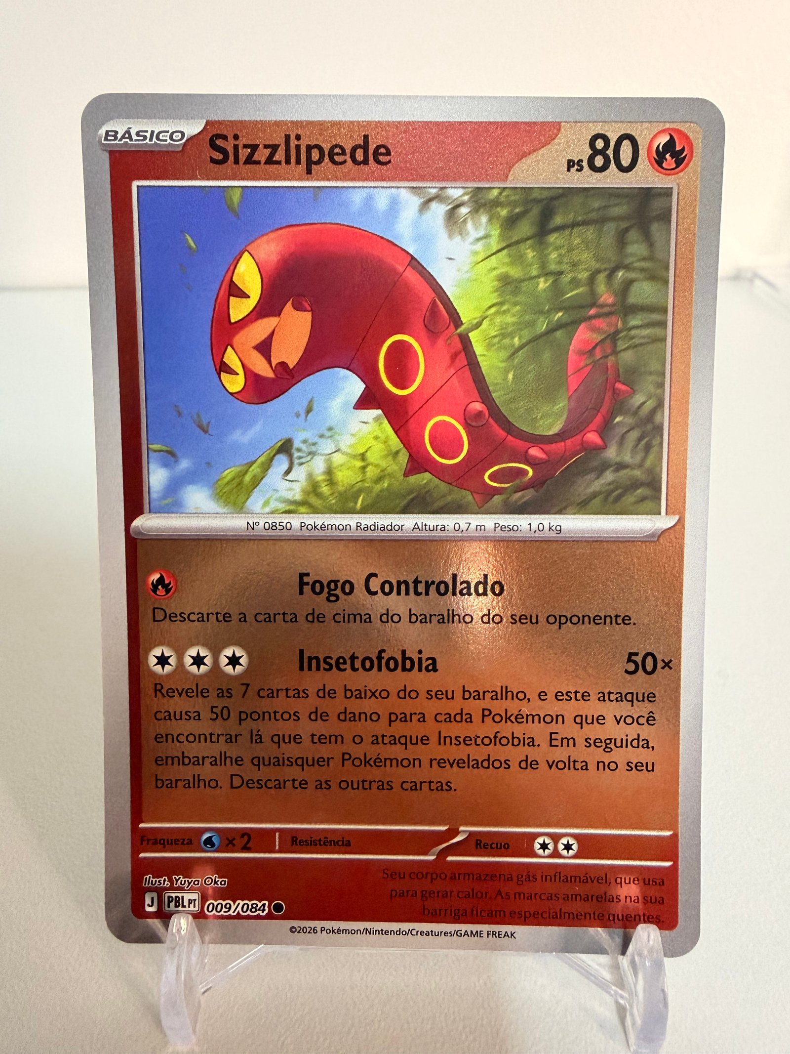 Sizzlipede 009/84 reverse foil