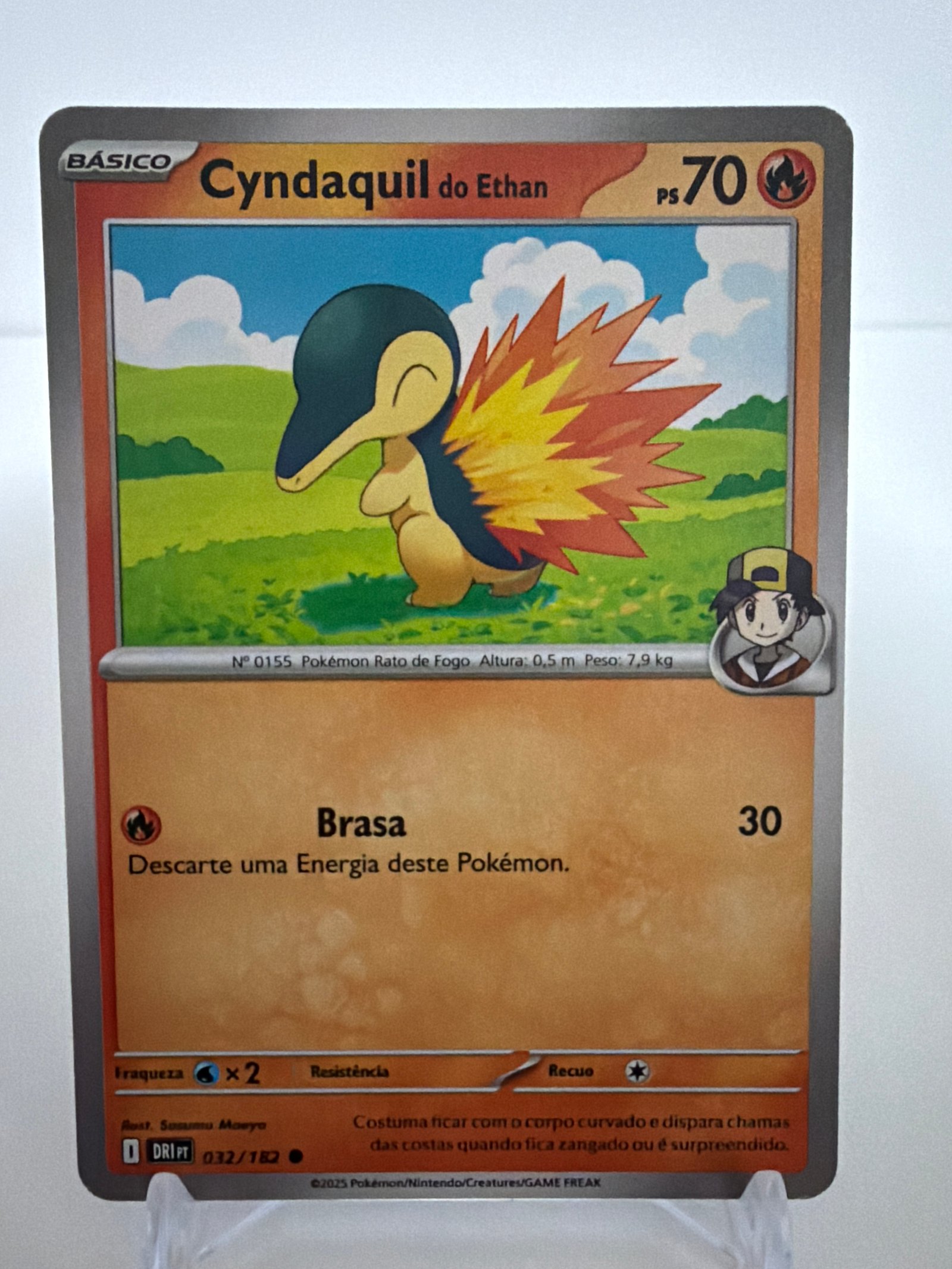 Cyndaquil do Ethan 032/182 comum