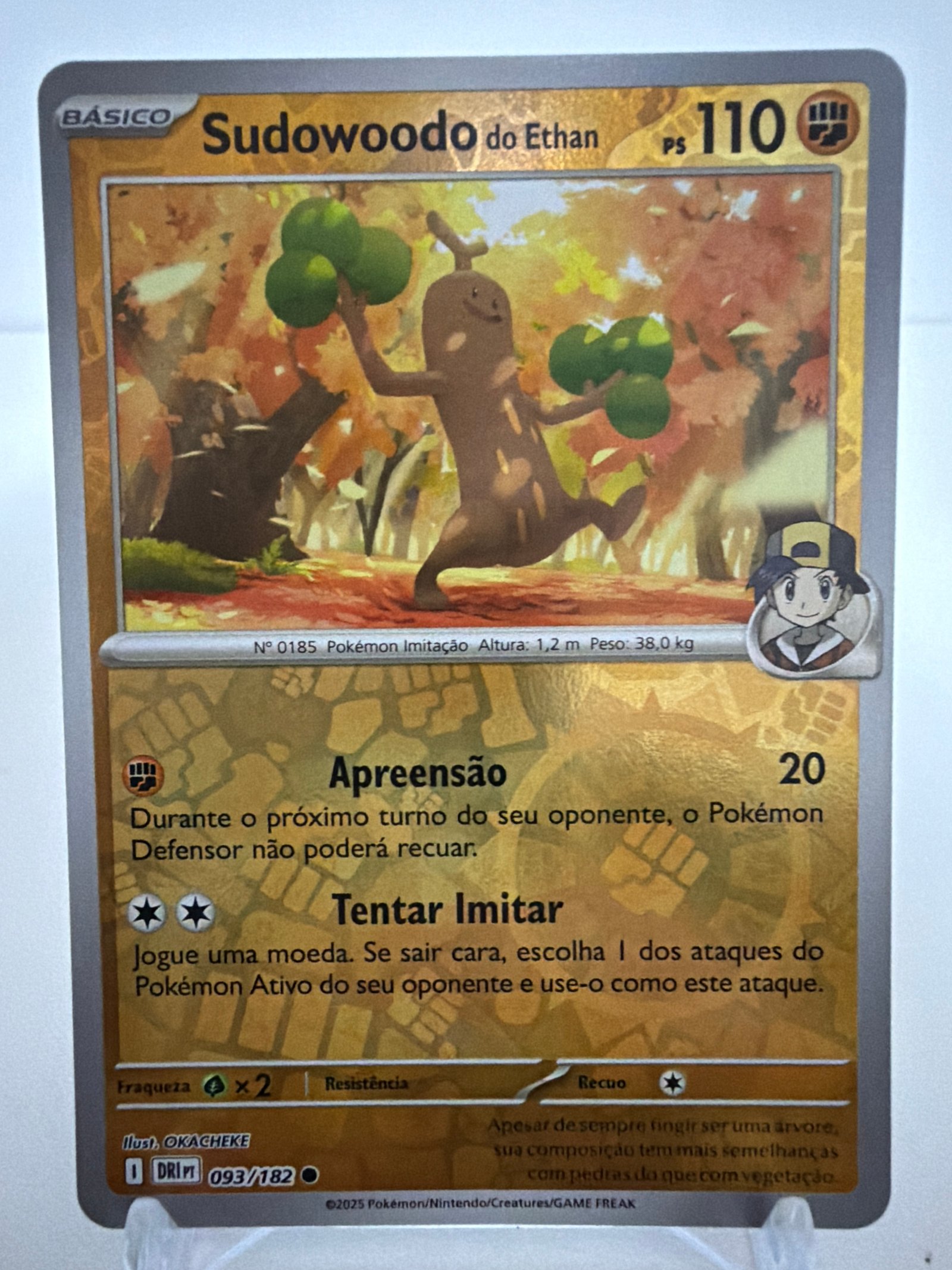 Sudowoodo do Ethan 093/182 reverse foil