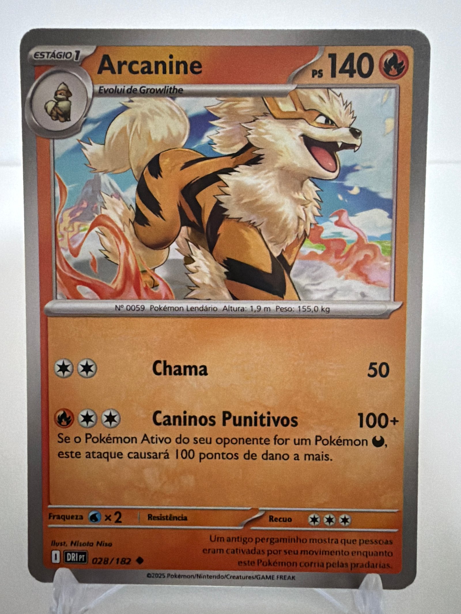 Arcanine 028/182 comum