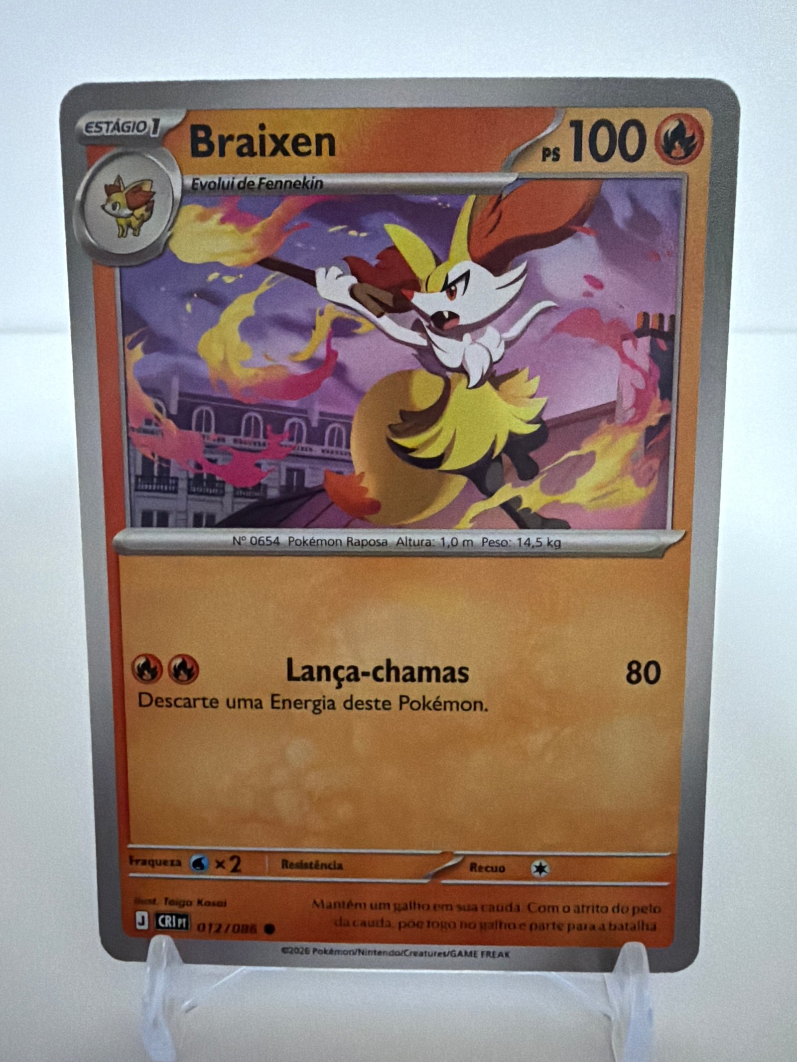 Braixen 012/86 comum