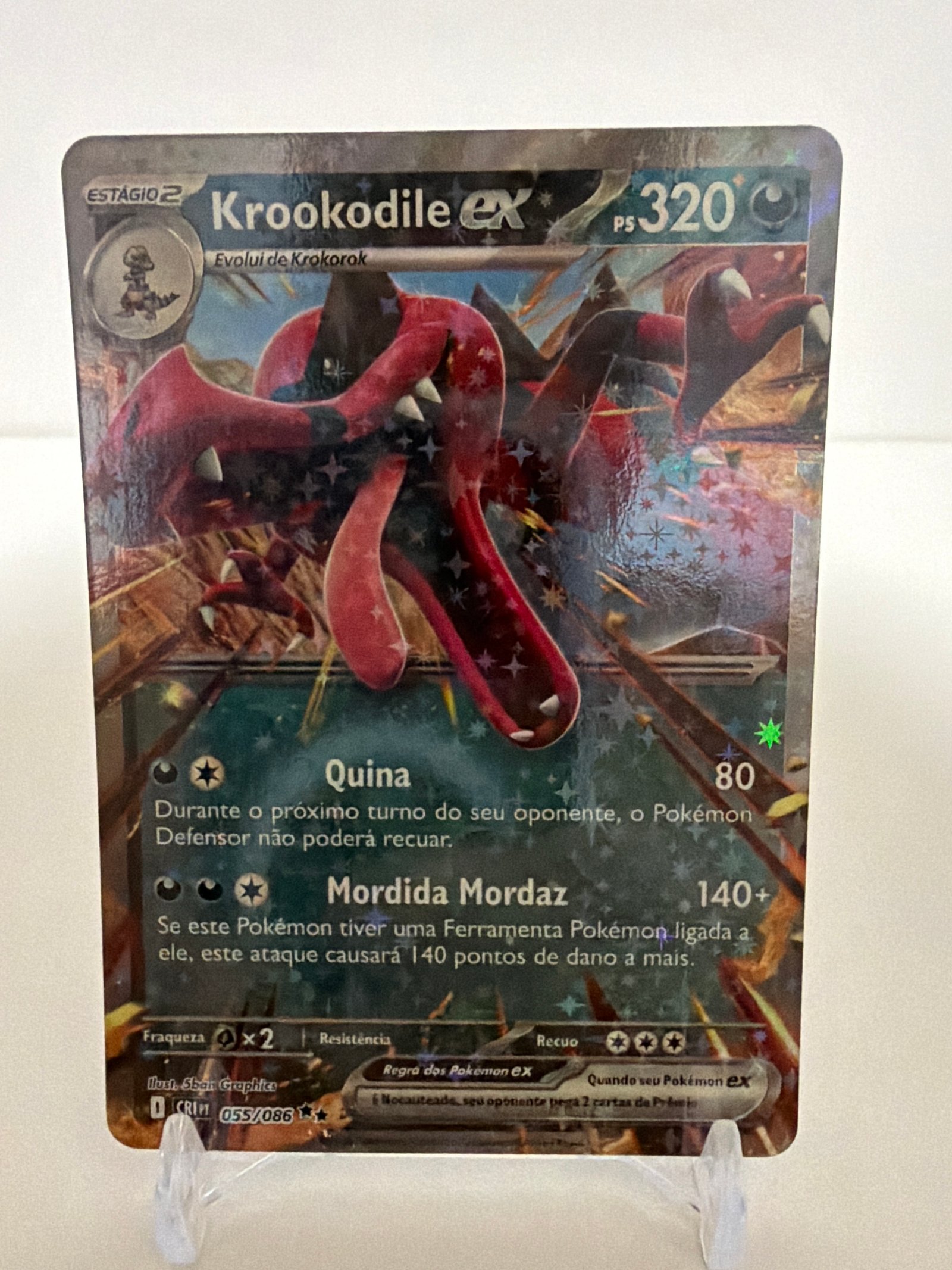 Krookodile Ex 055/086
