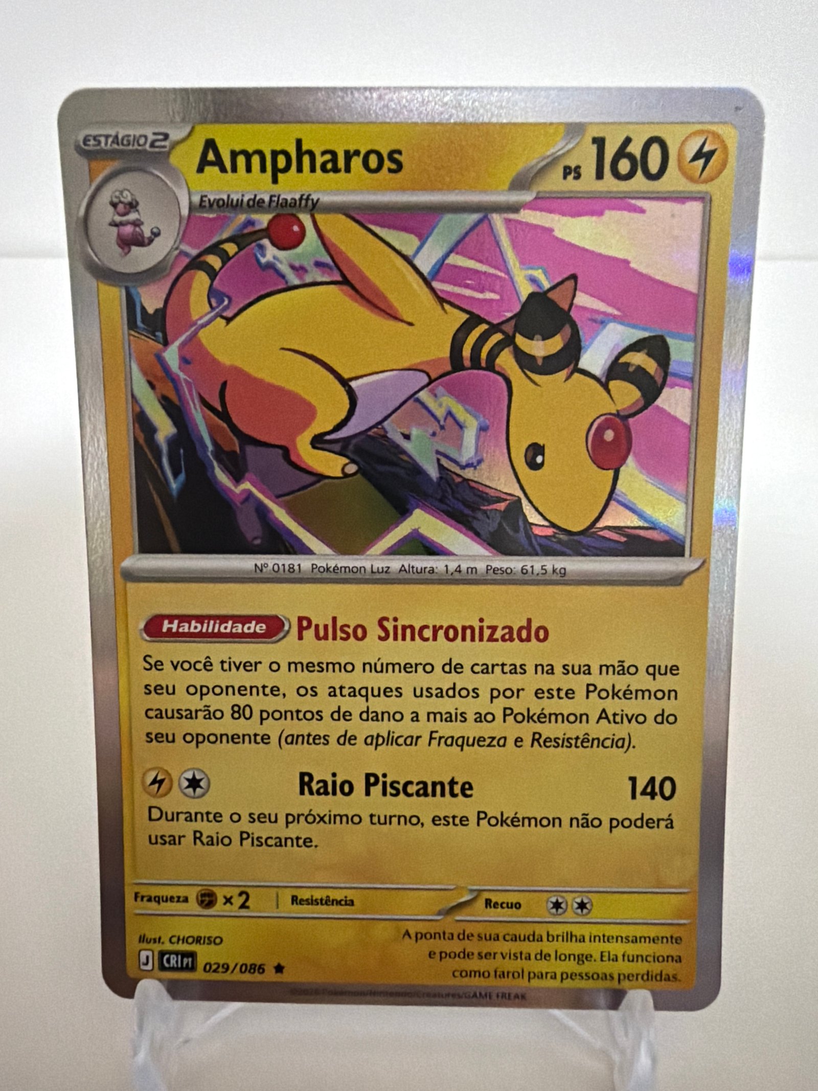 Ampharos 029/86 foil