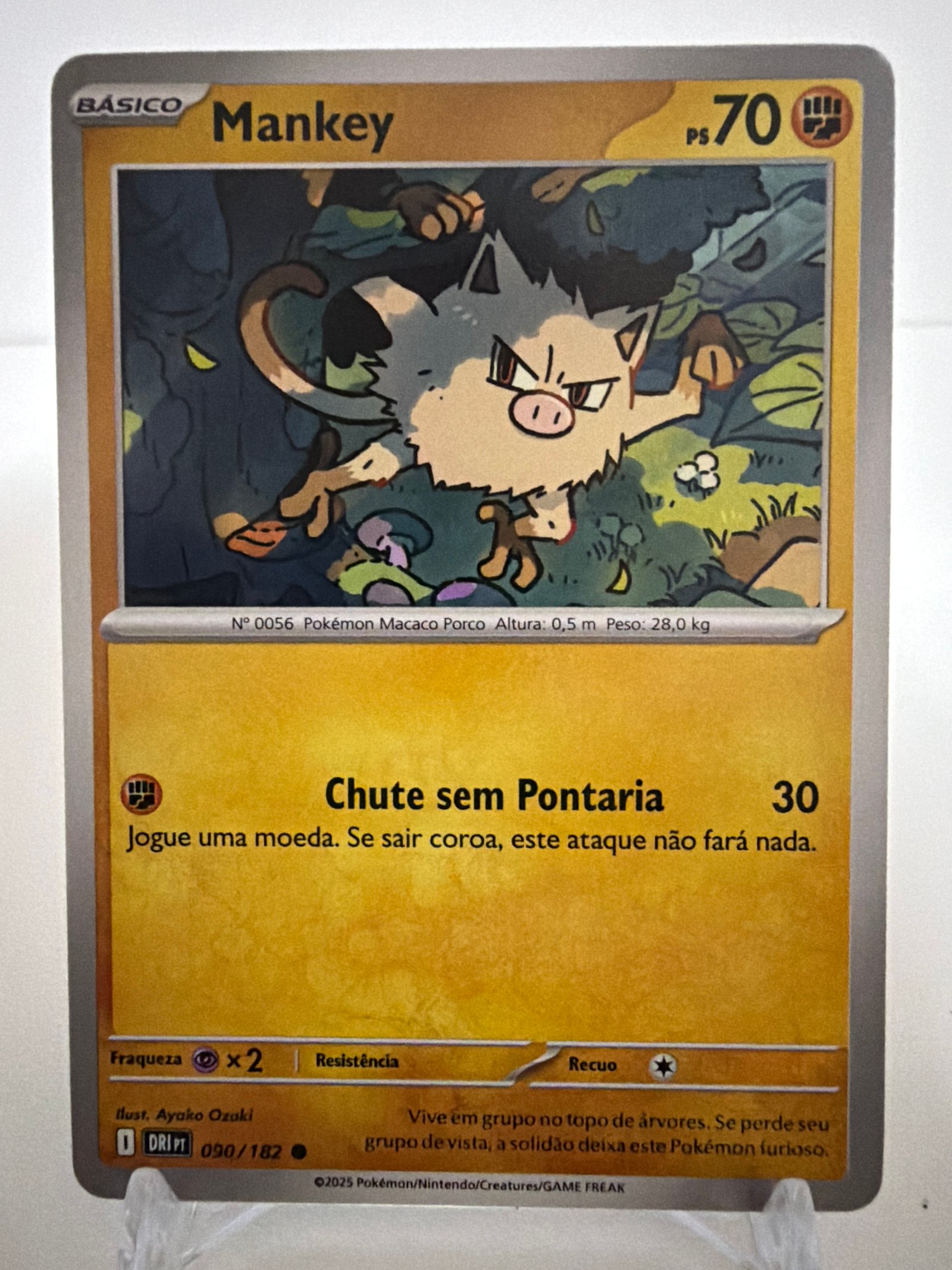 Mankey 090/182 comum