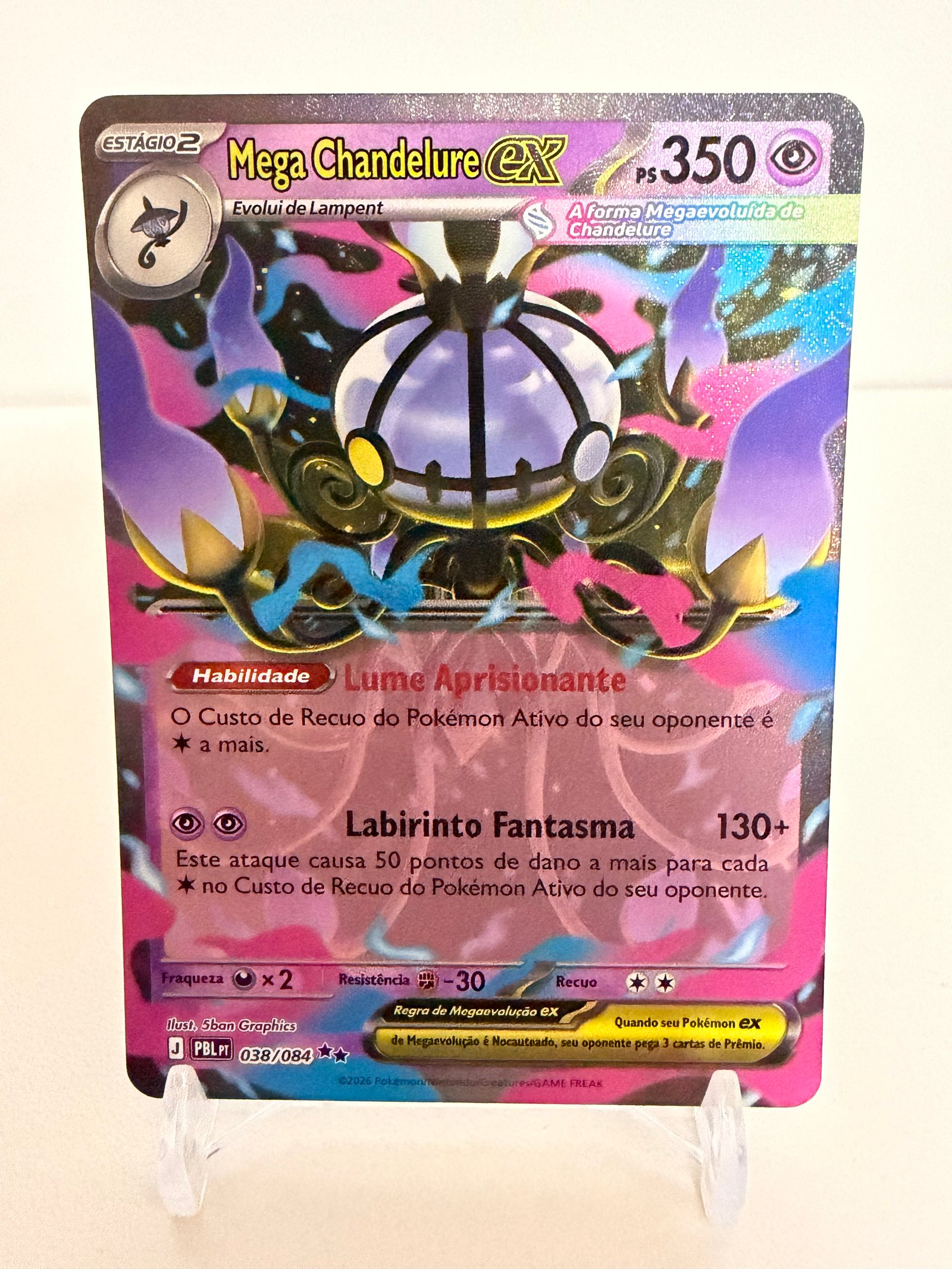 Mega chandelure ex 038/84
