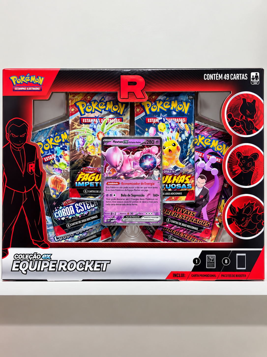 Coleção Ex Equipe Rocket Mewtwo Ex