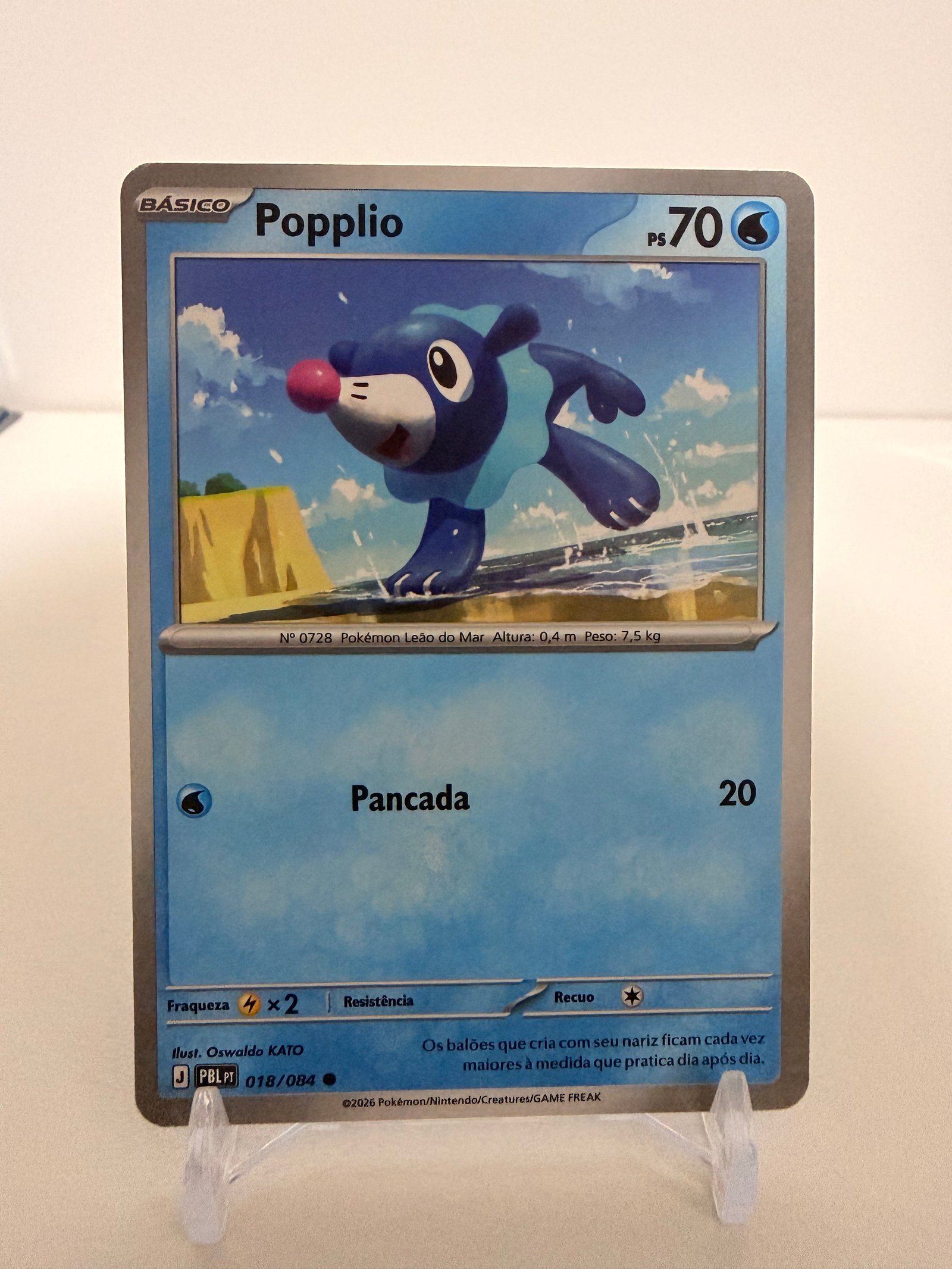 Popplio 018/84 comum