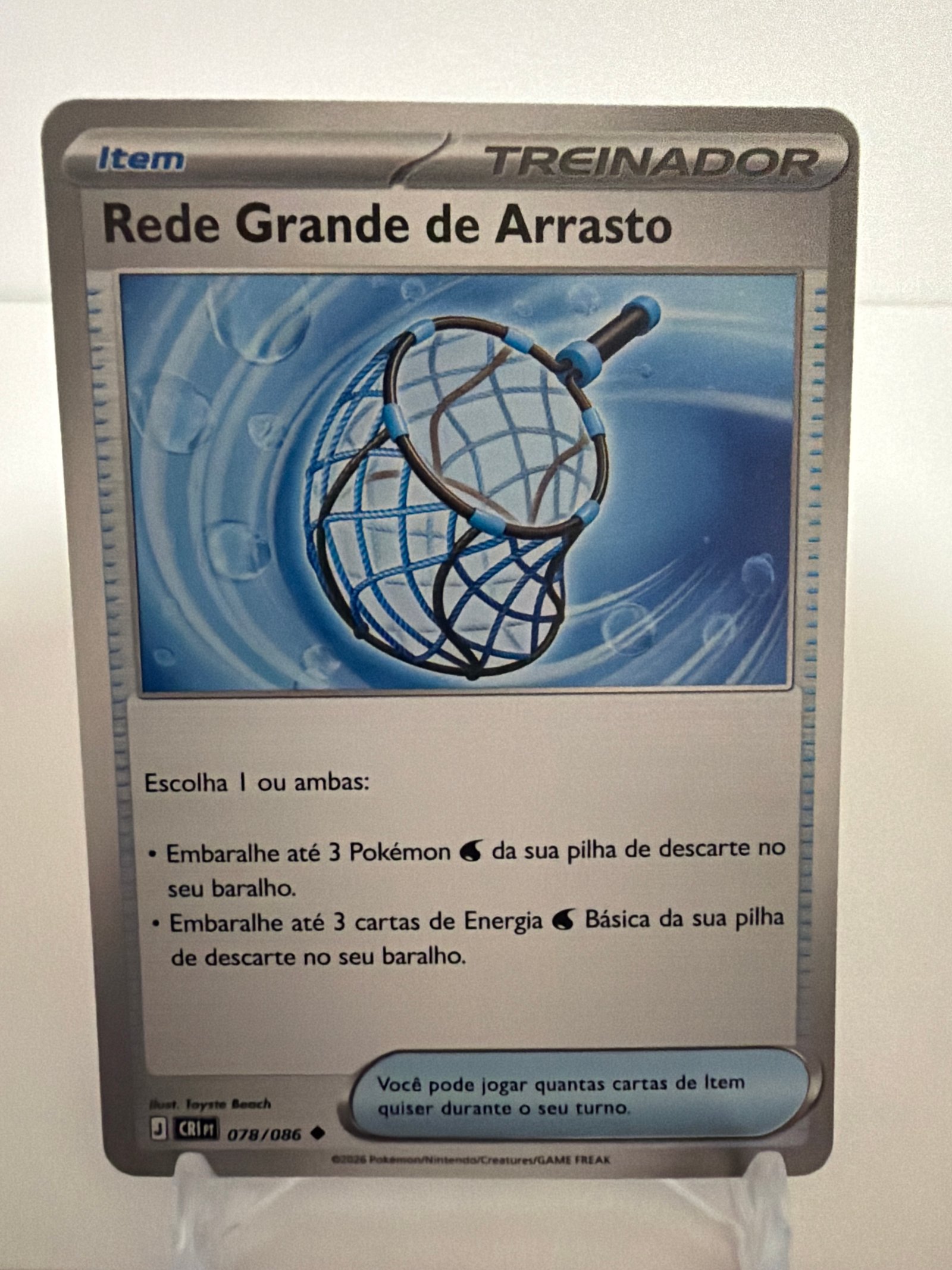 Rede grande de arrasto 078/86 comum