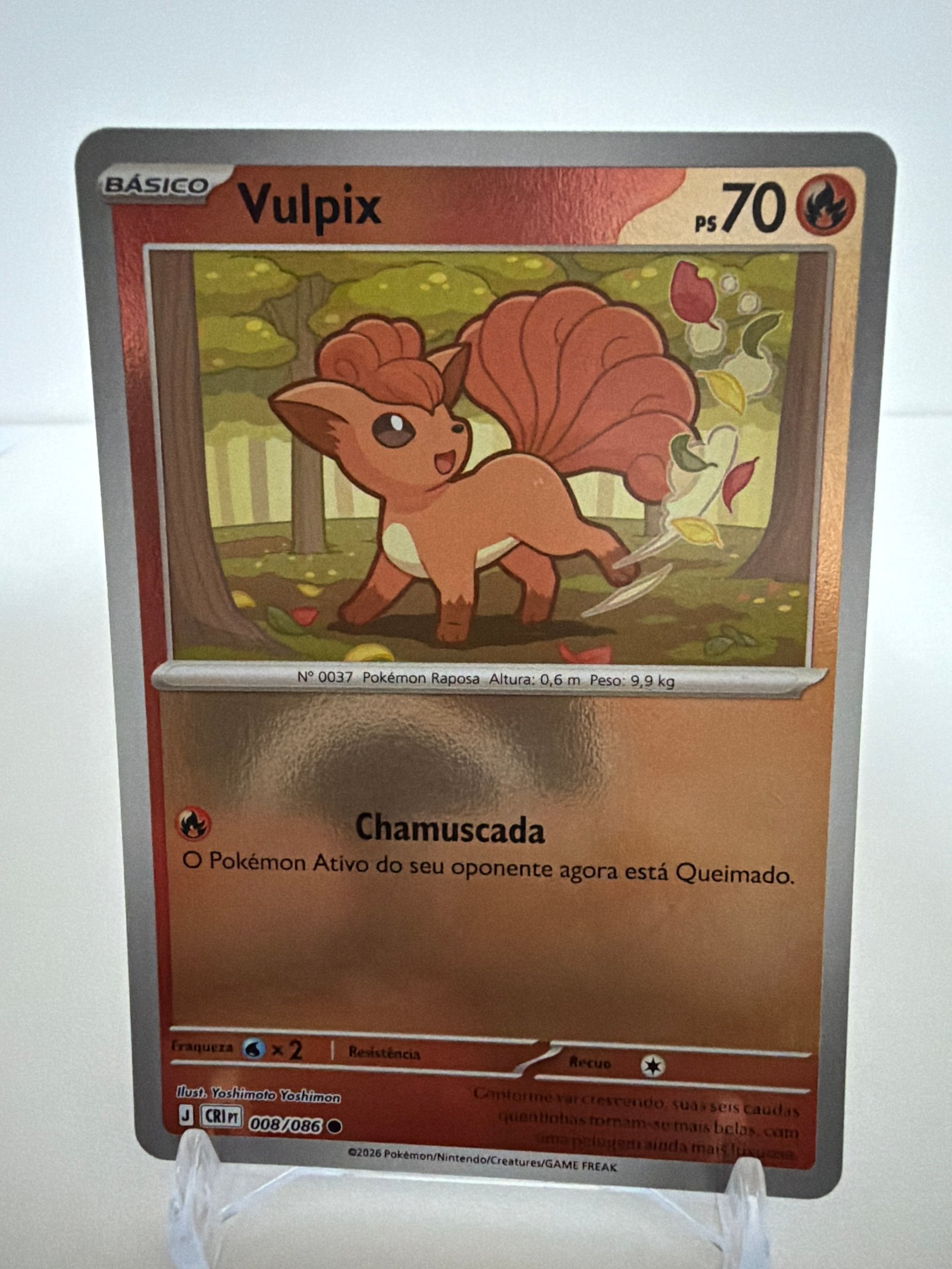 Vulpix 008/86 reverse foil