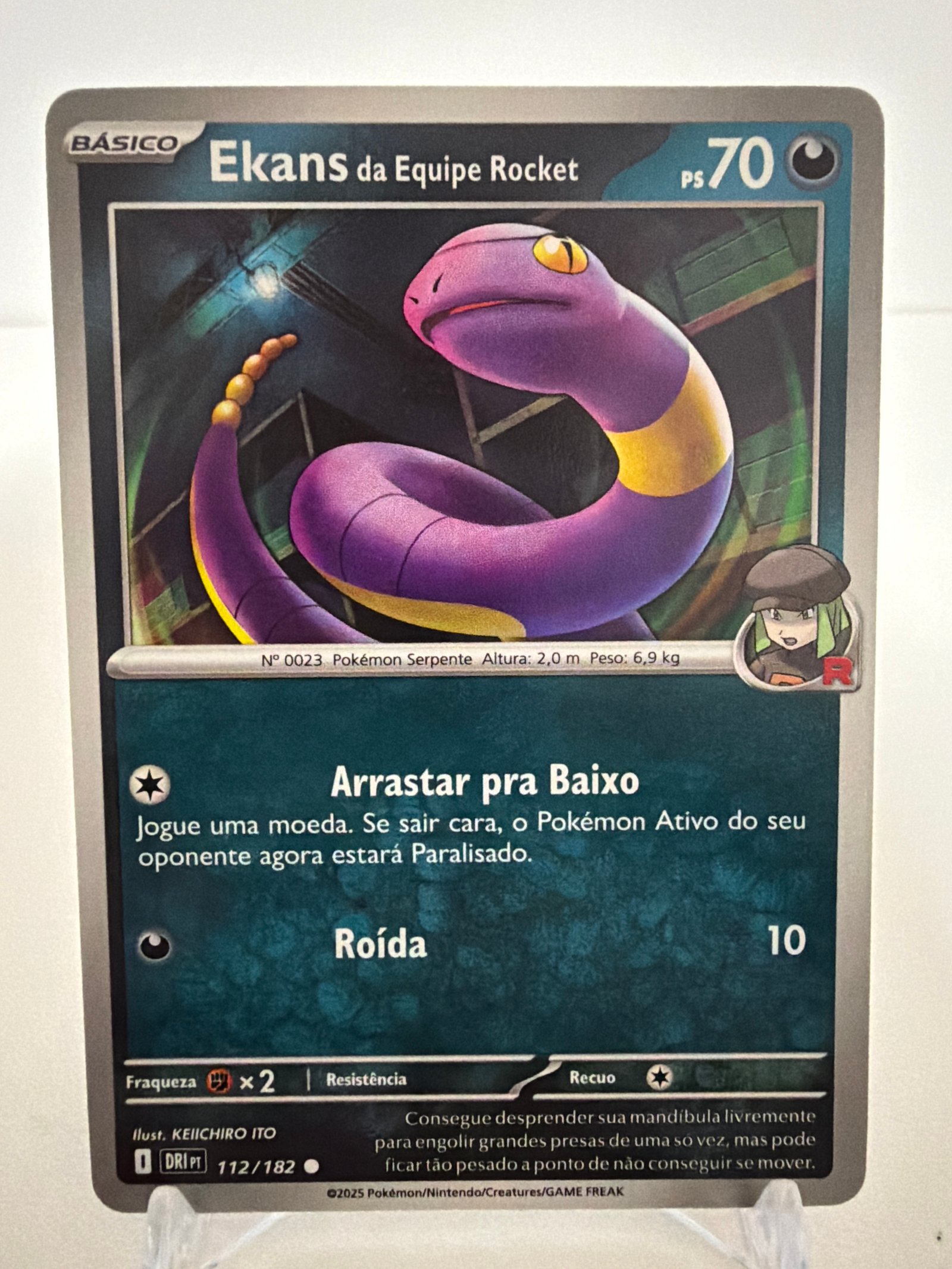 Ekans da equipe Rocket 112/182 comum