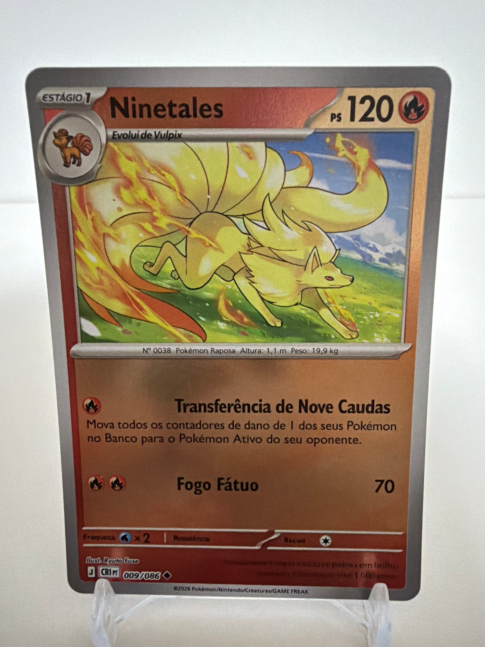 Ninetales 009/86 reverse foil
