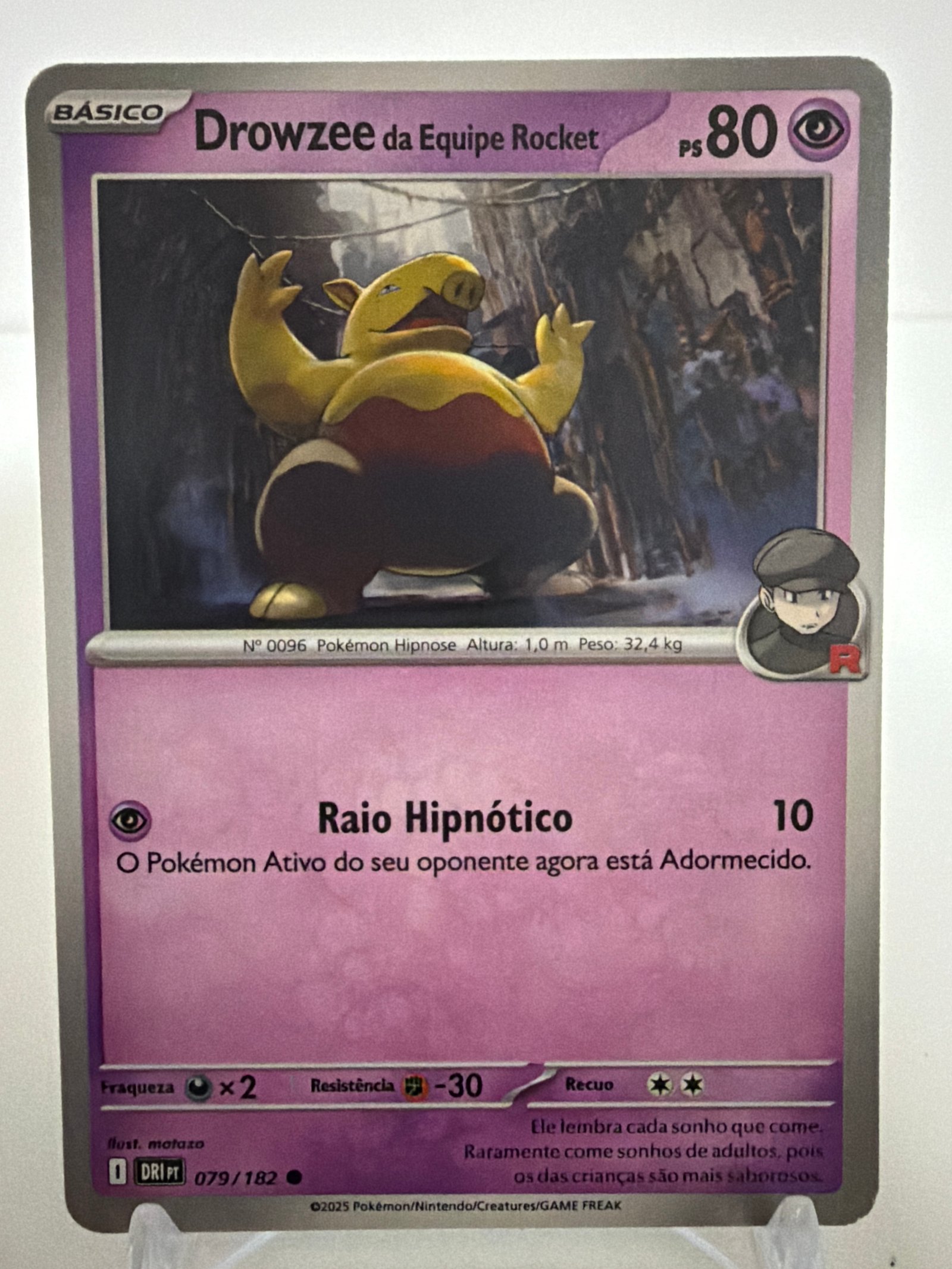 Drowzee da equipe Rocket 079/182 comum