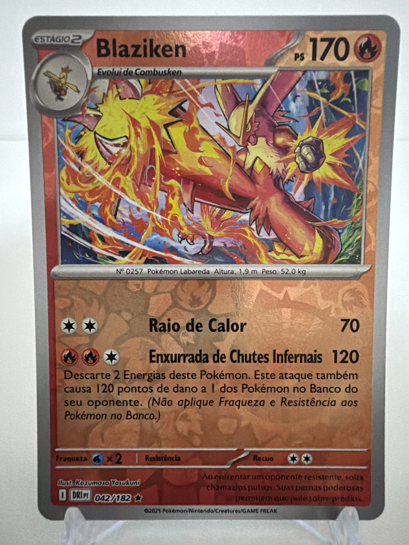 Blaziken 042/182 reverse foil