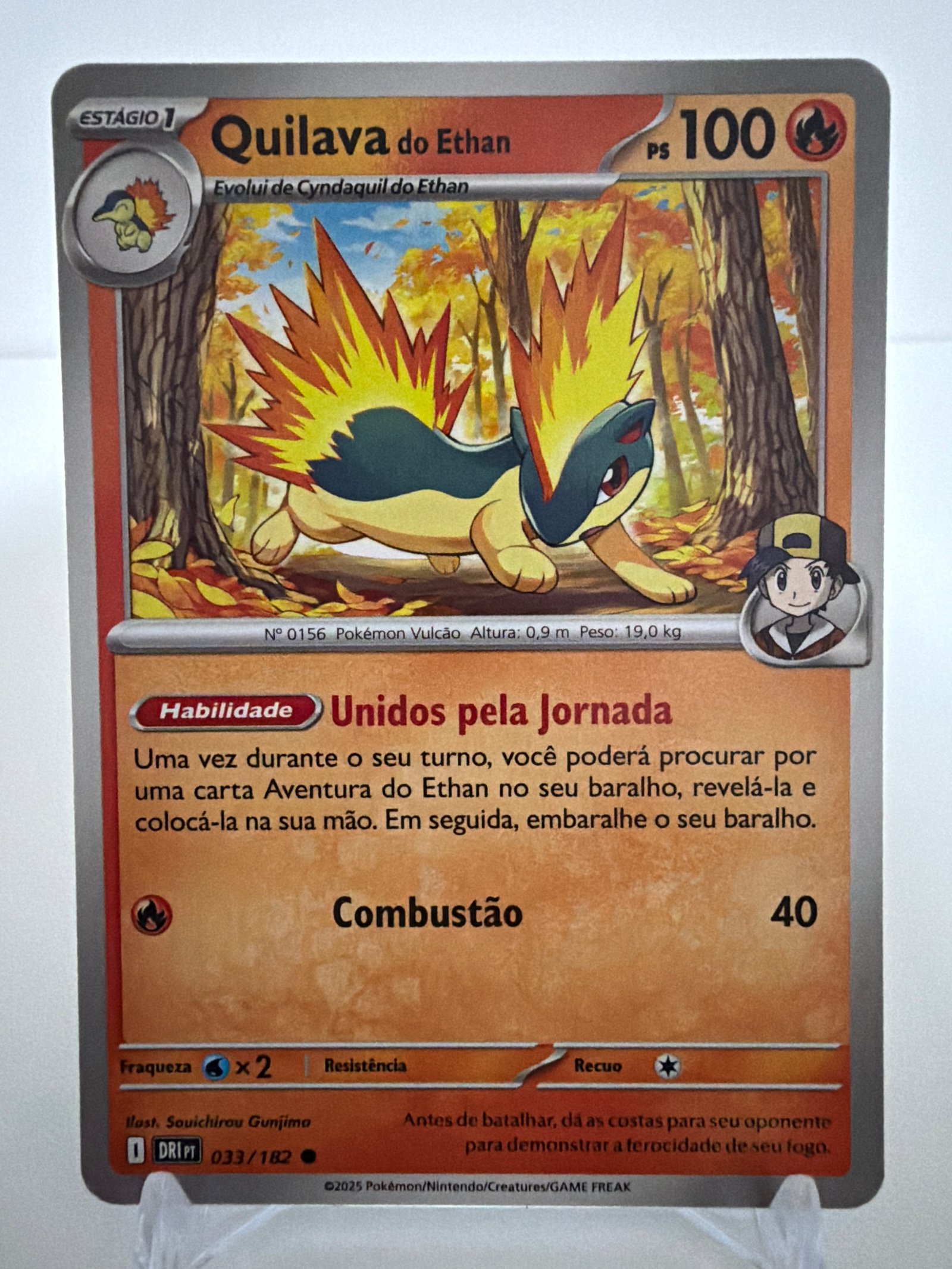Quilava do Ethan 033/182 comum