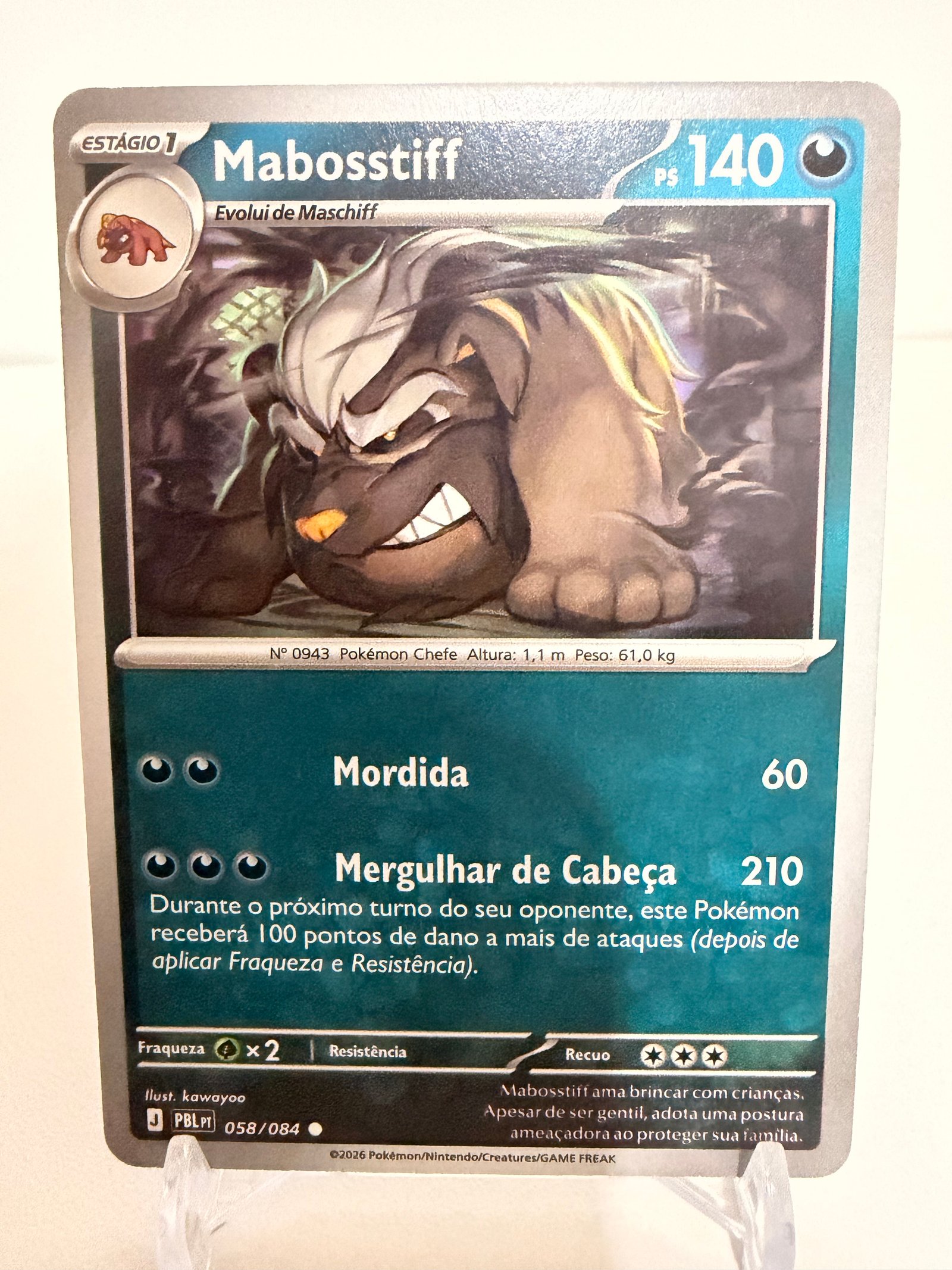 Mabosstiff 058/84 comum
