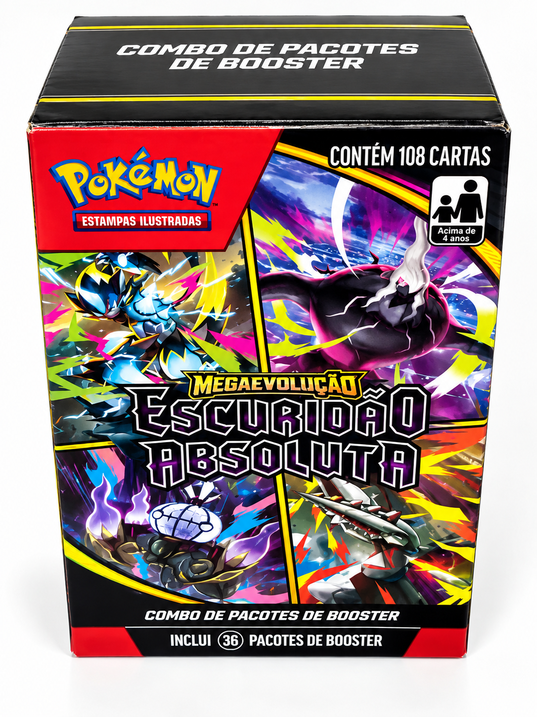 Caixa de Boosters Escuridão Absoluta 18 boosters