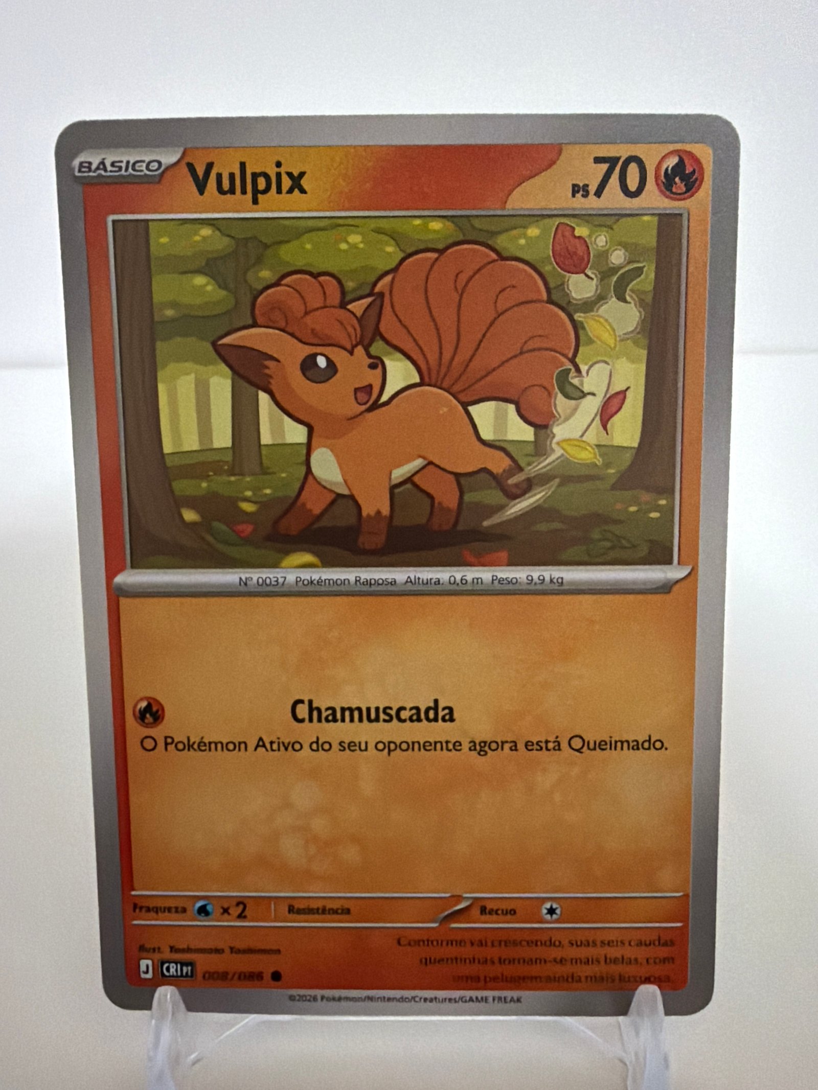 Vulpix 008/86 comum