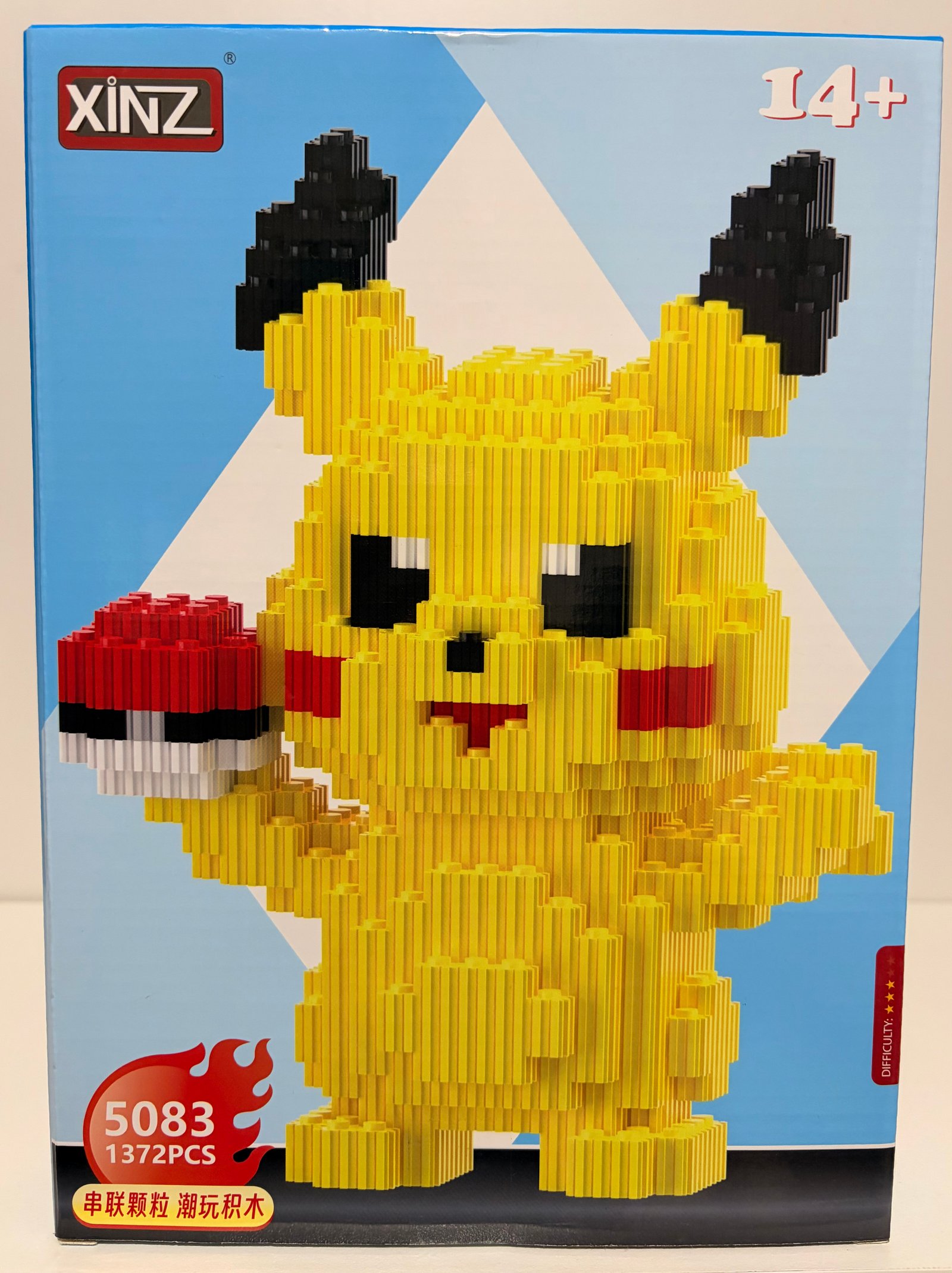 Kit blocos de Montar estilo Lego Pikachu