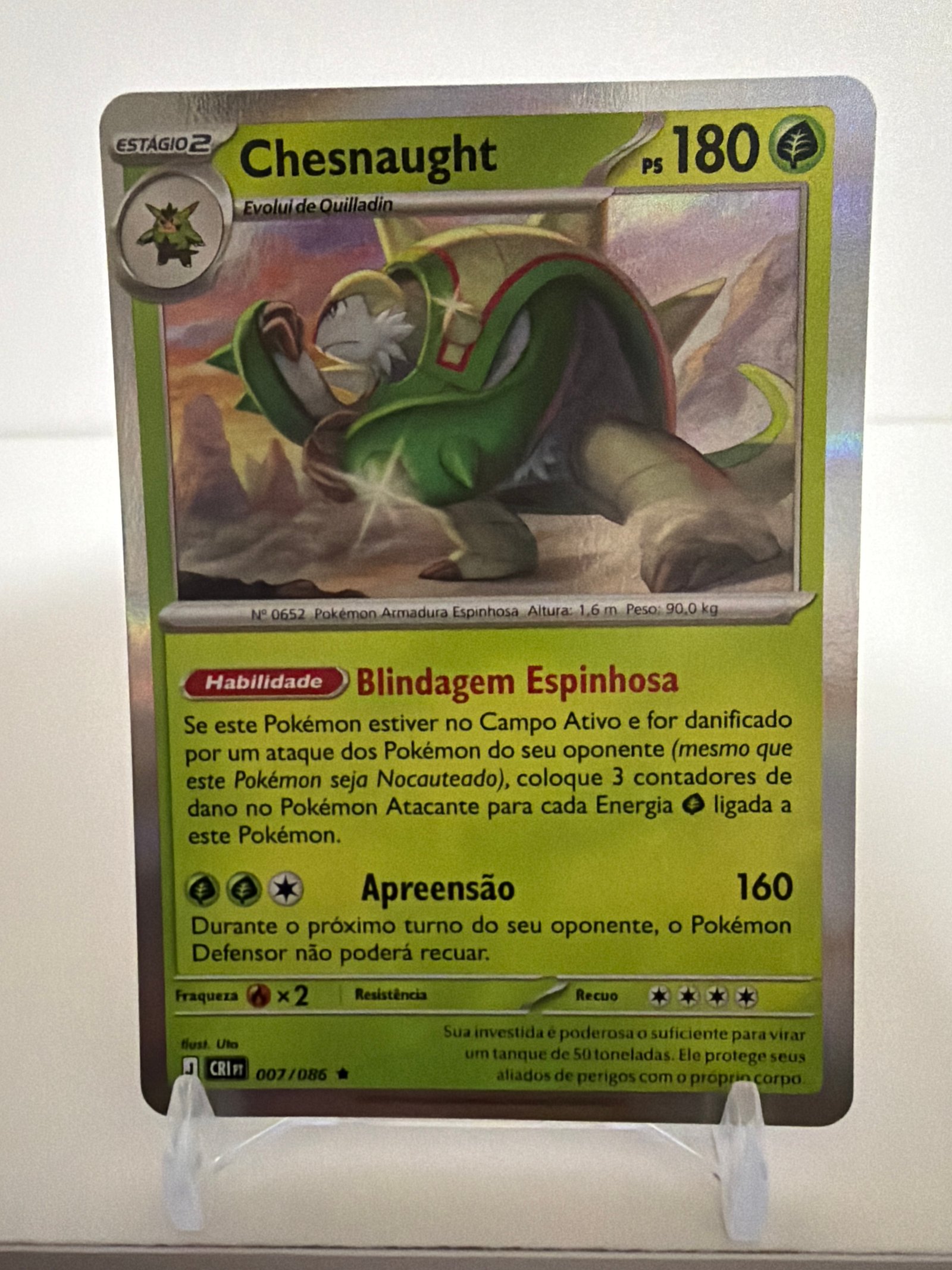 Chesnaught 007/87 foil